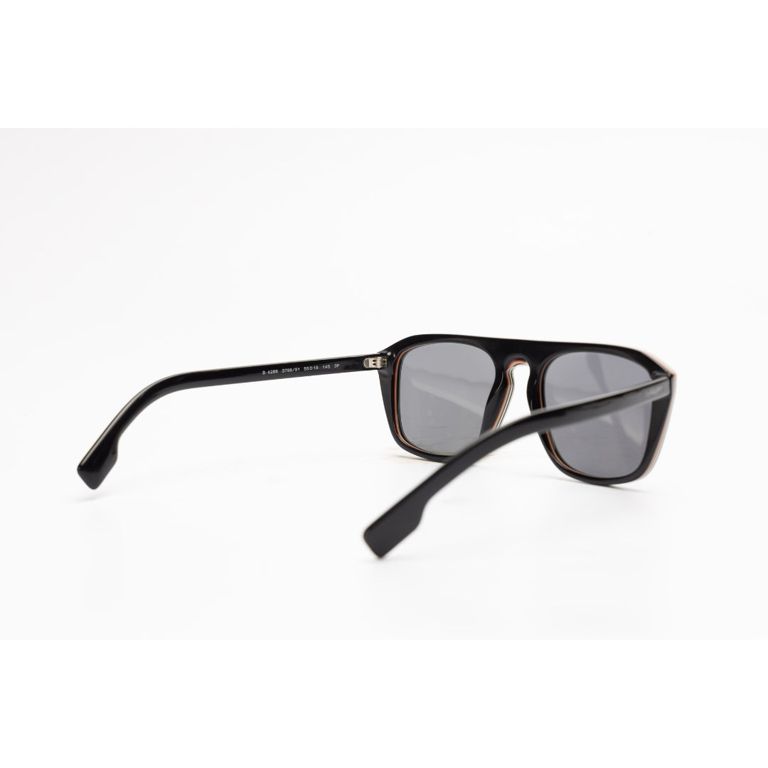 Burberry Icon Stripe Square Frame Sunglasses