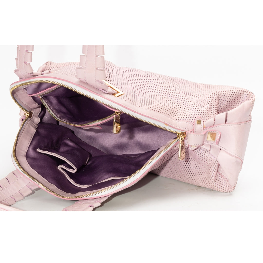 Versace Textured Dome-Shaped Shoulder Bag