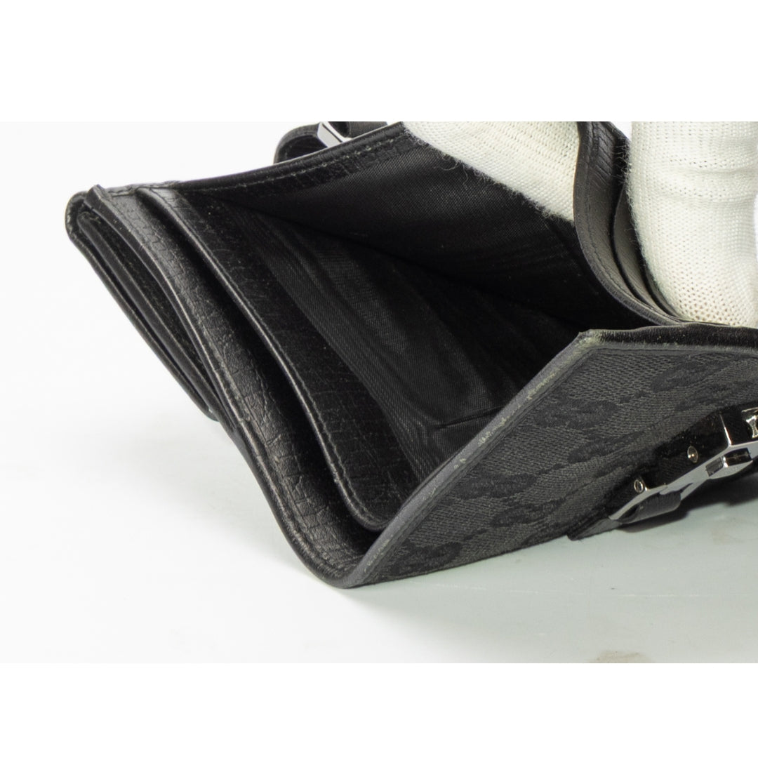 Gucci Vintage GG Canvas Compact Wallet