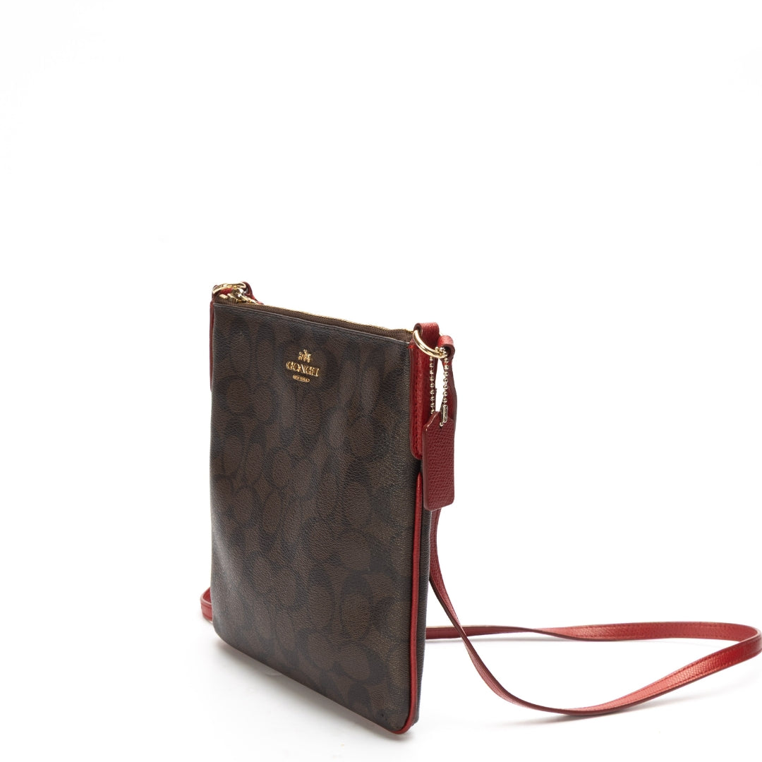 Coach Brown Rowan Sling Bag