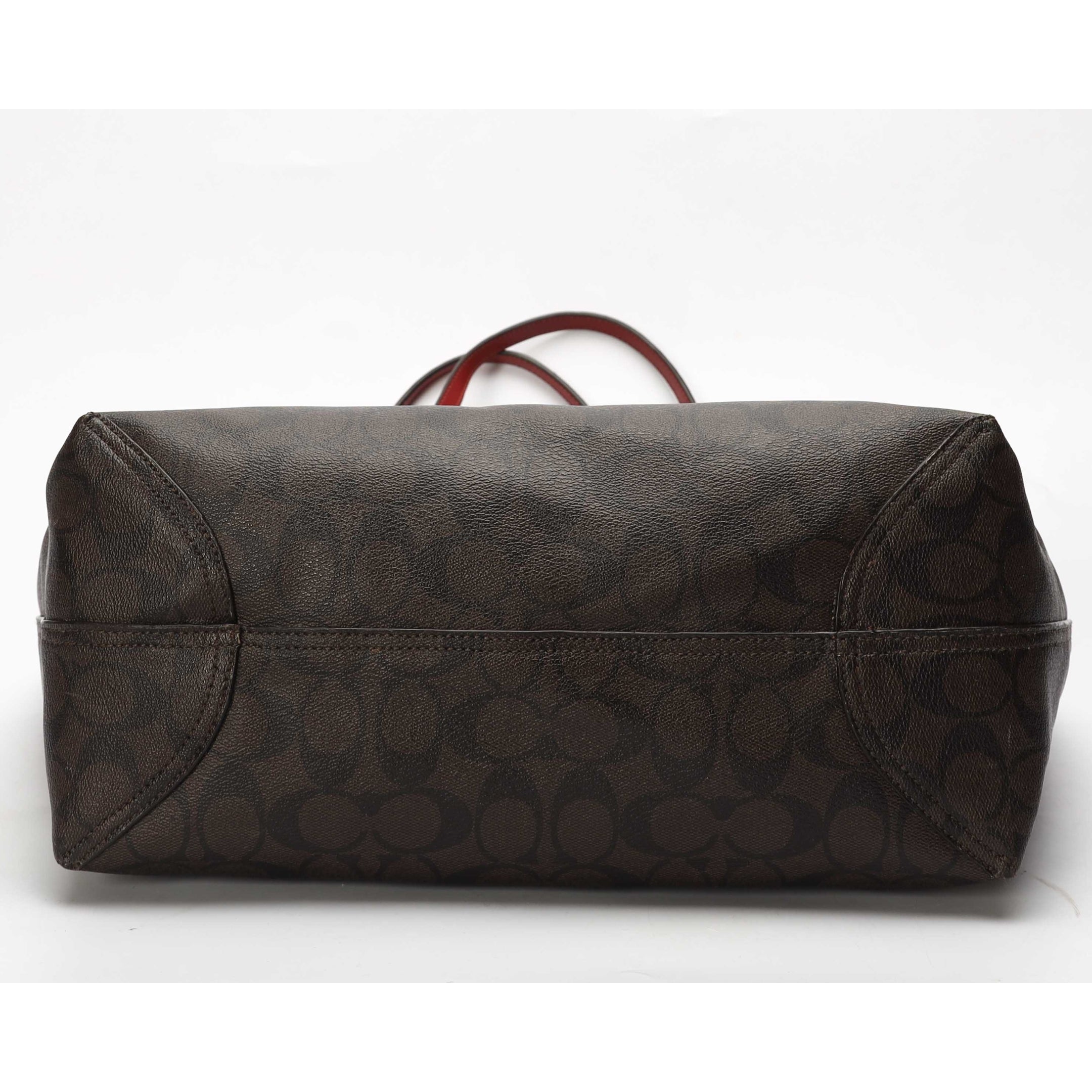 Coach City Textured Logo Tote Bag