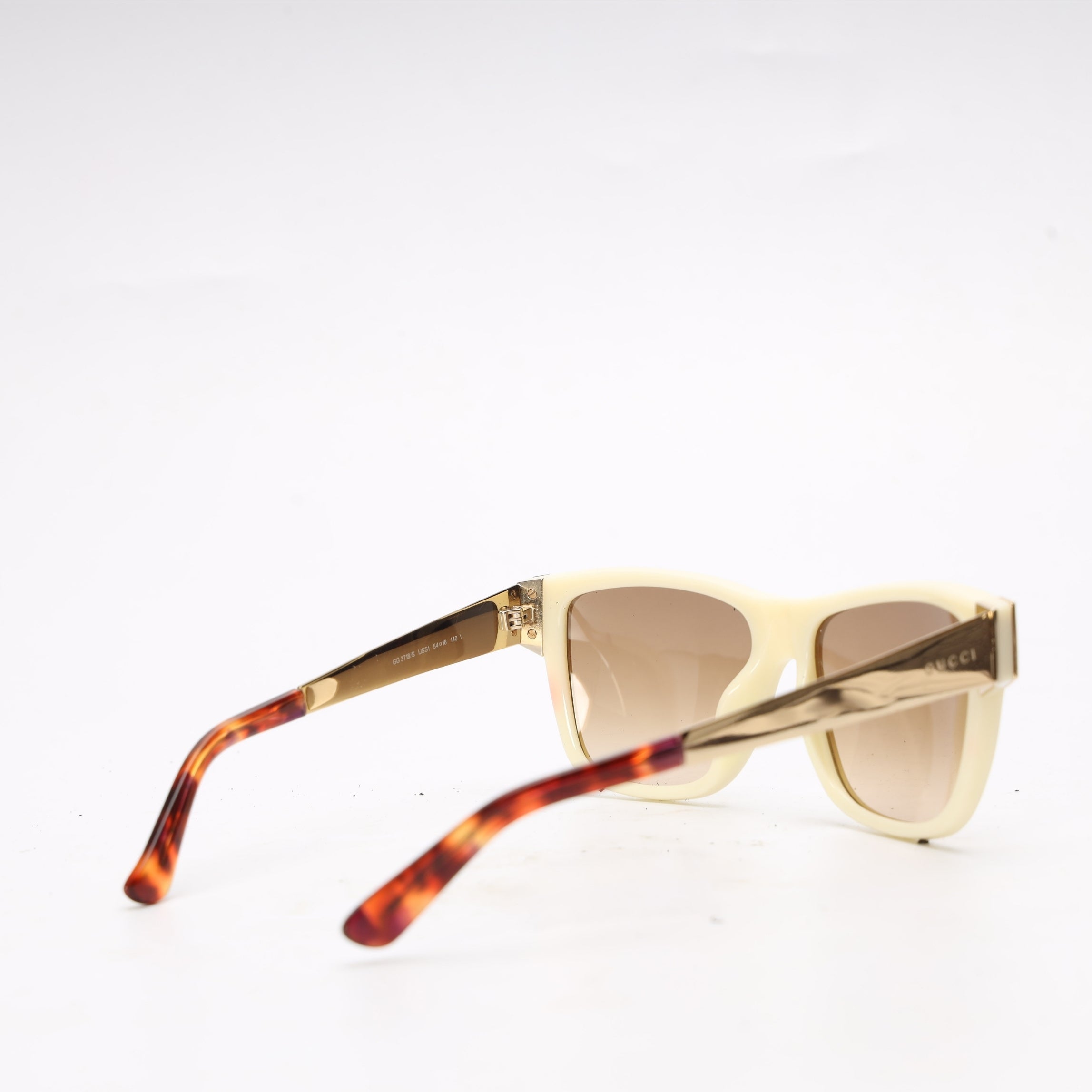 Gucci Off-White Acetate Sunglasses