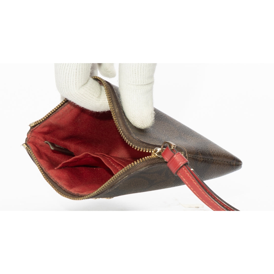 Coach Signature Canvas Wristlet