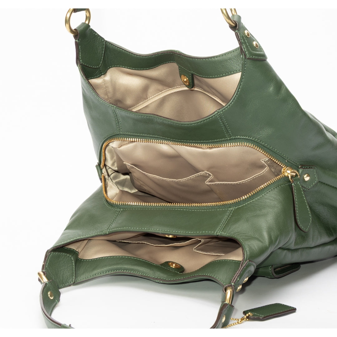 Coach Campbell Leather Hobo Bag