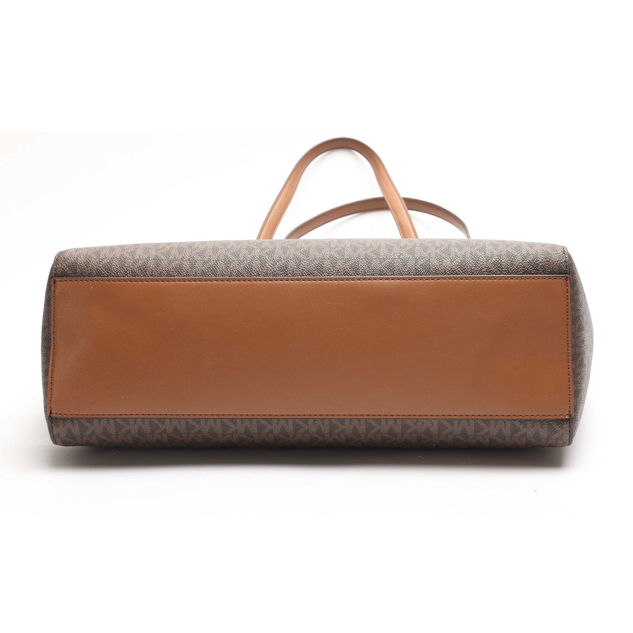 Michael Kors Charlotte Brown Large 3-in-1 Logo Tote