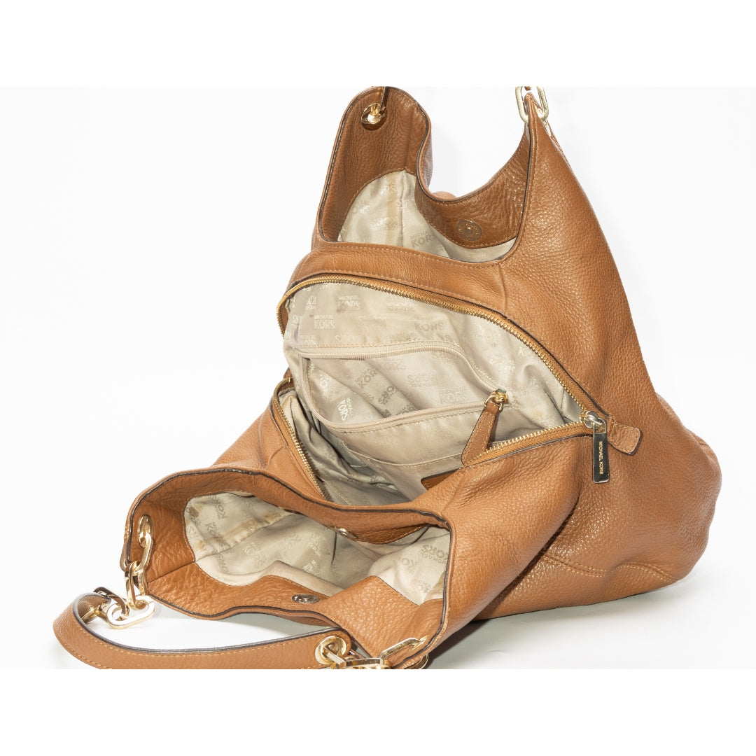 Michael Kors Brown Fulton Hobo Bag