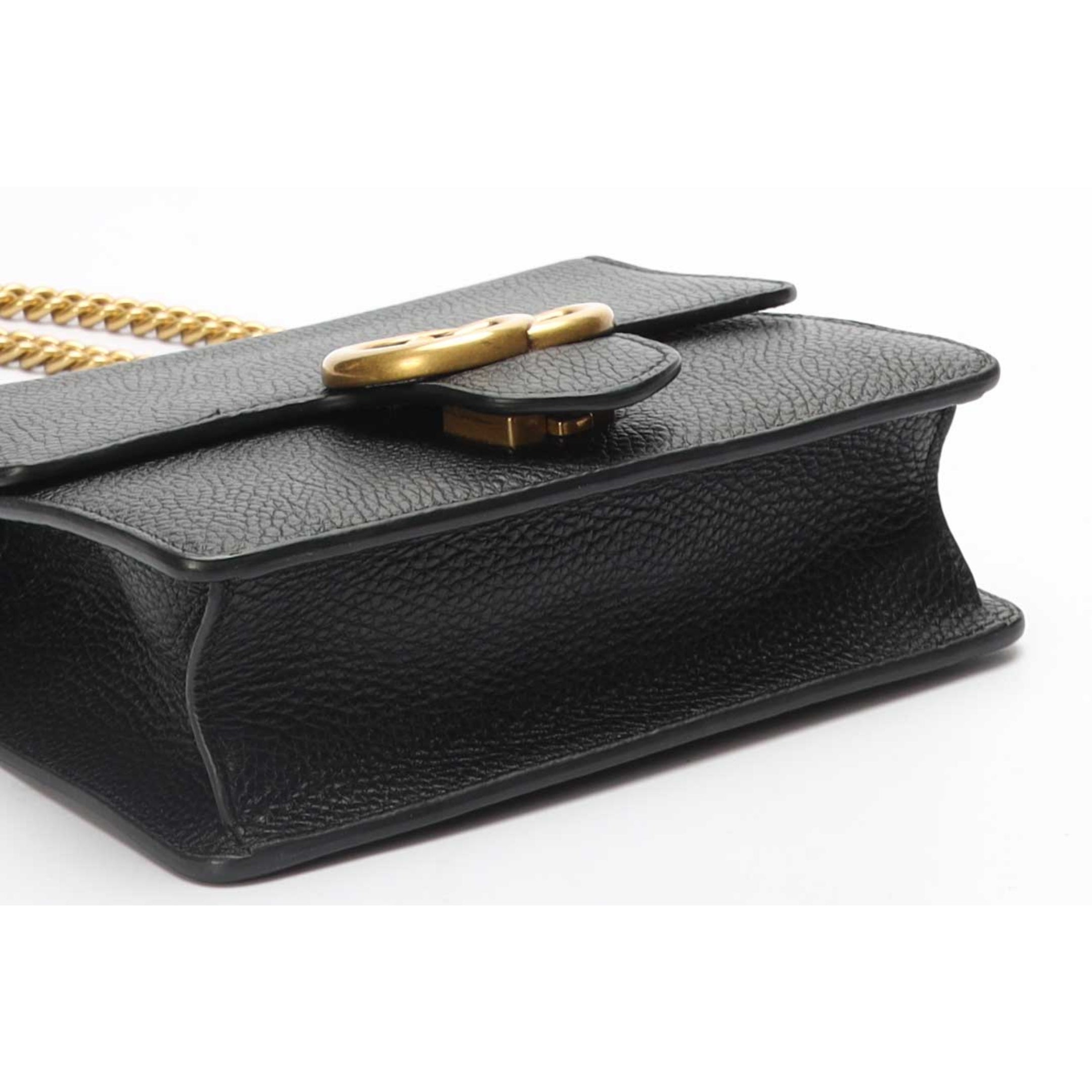 Gucci GG Marmont Black Chain Shoulder Bag