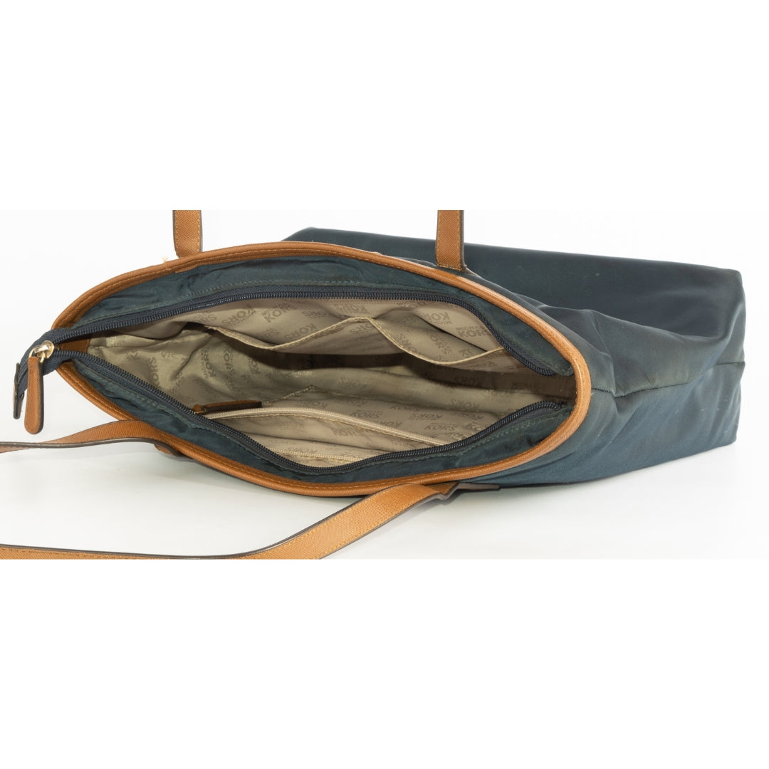 Michael Kors Kempton Navy Nylon Shoulder Bag