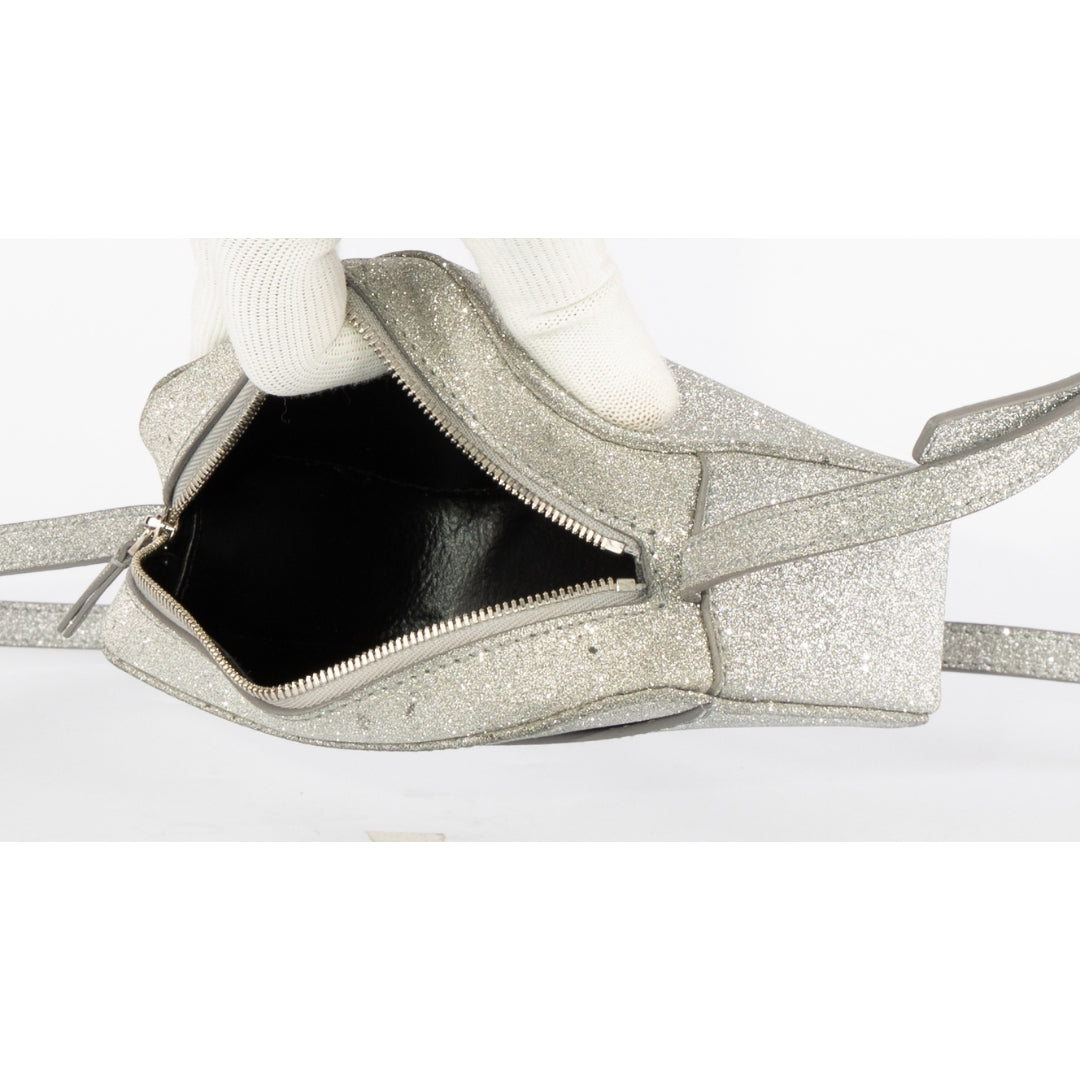 Balenciaga Everyday Glitter Camera Crossbody Bag