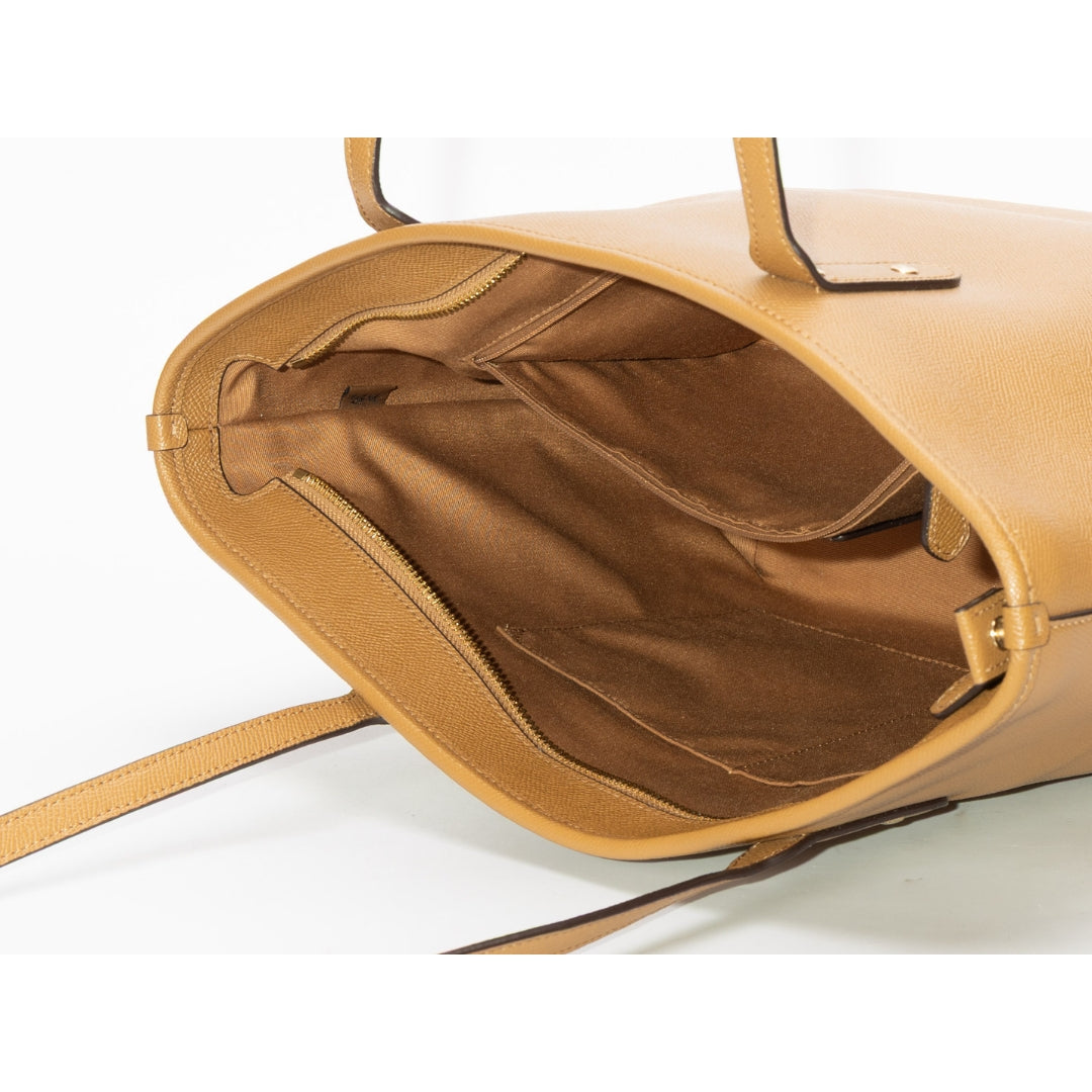 Coach Solid Brown City Tote