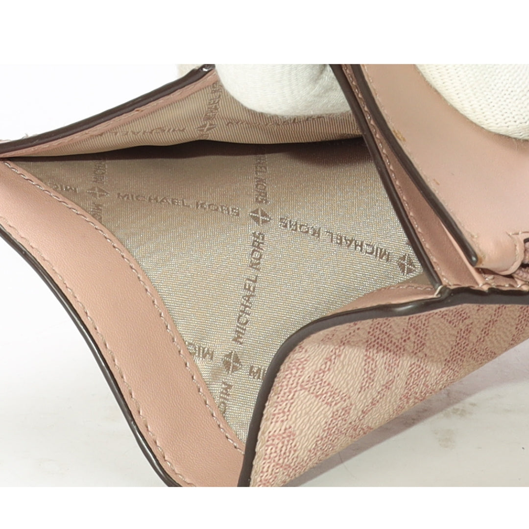Michael Kors Pink Logo Continental Wallet