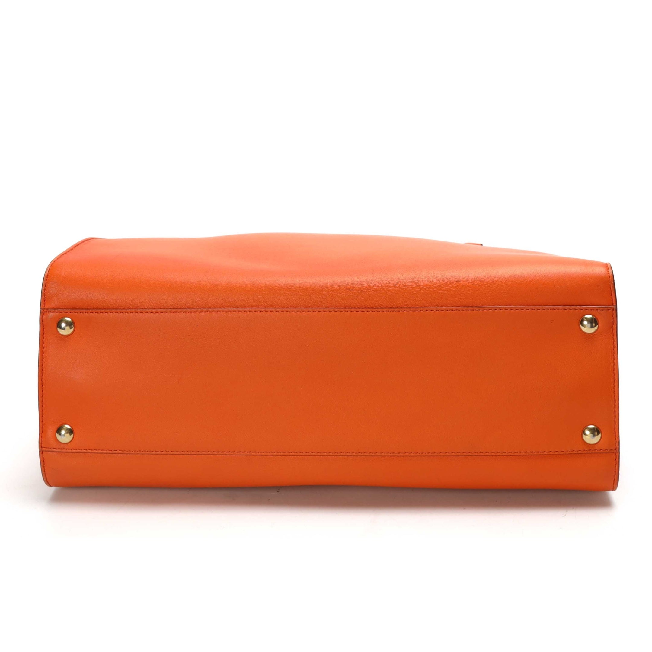 Salvatore Ferragamo Coral Red Gancini Lock Tote