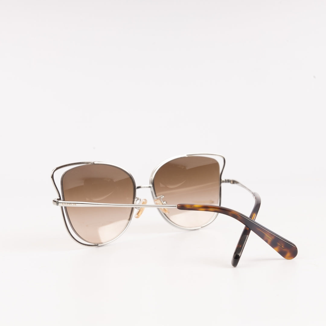 Coach Smoke Gradient Butterfly Sunglasses