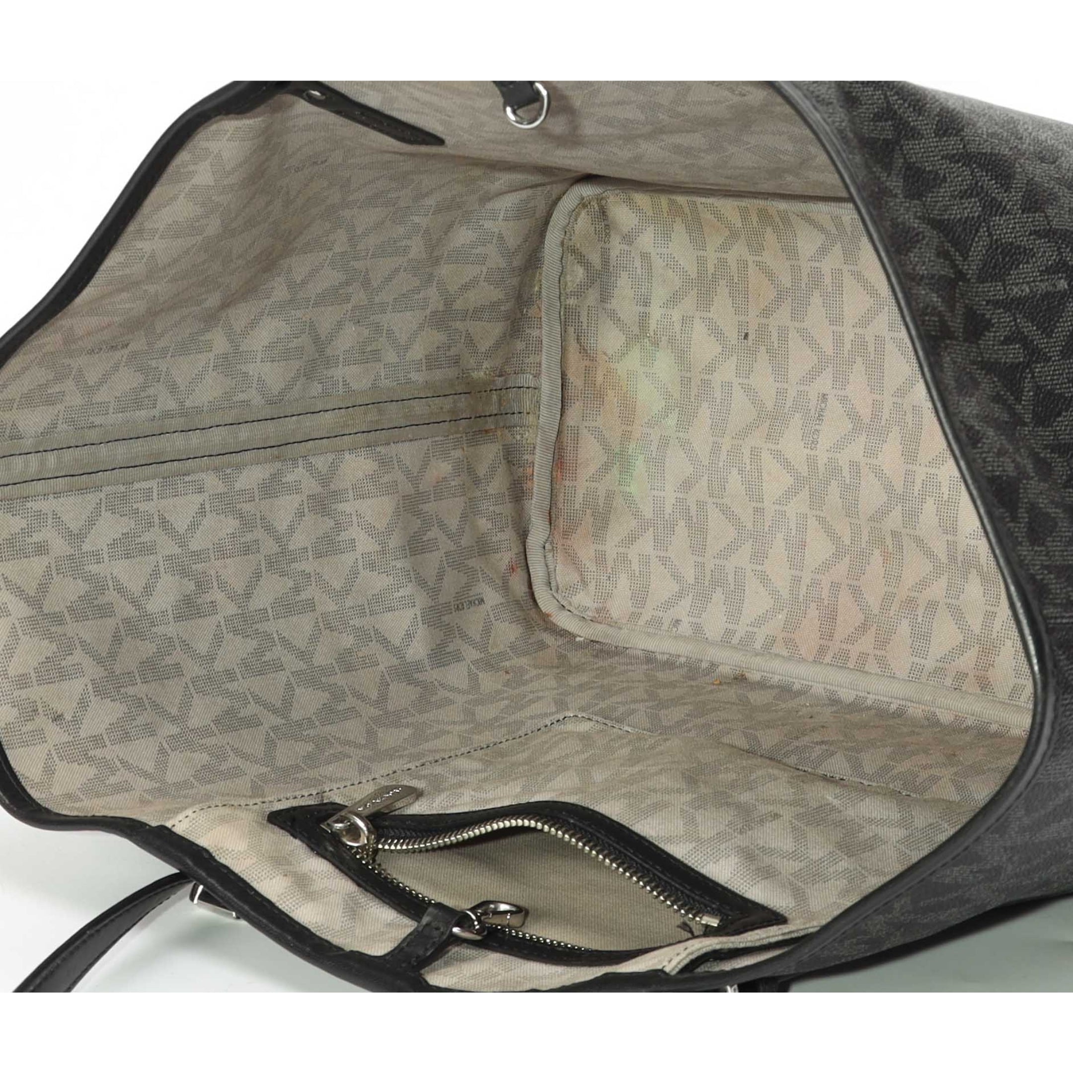 Michael Kors Black Jet Set Logo Tote Bag