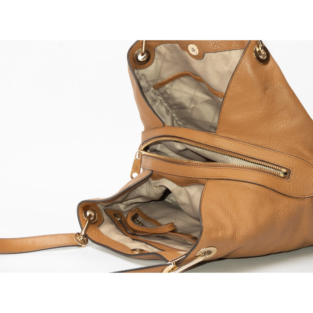 Michael Kors Raven Large Leather Shoulder Bag