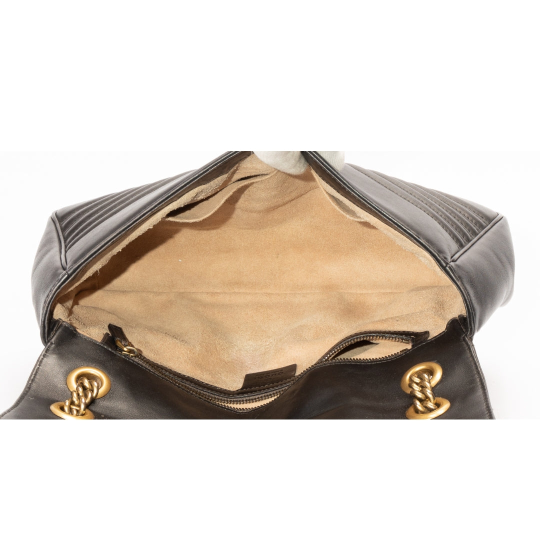 Gucci GG Marmont Quilted Leather Matelasse Shoulder Bag