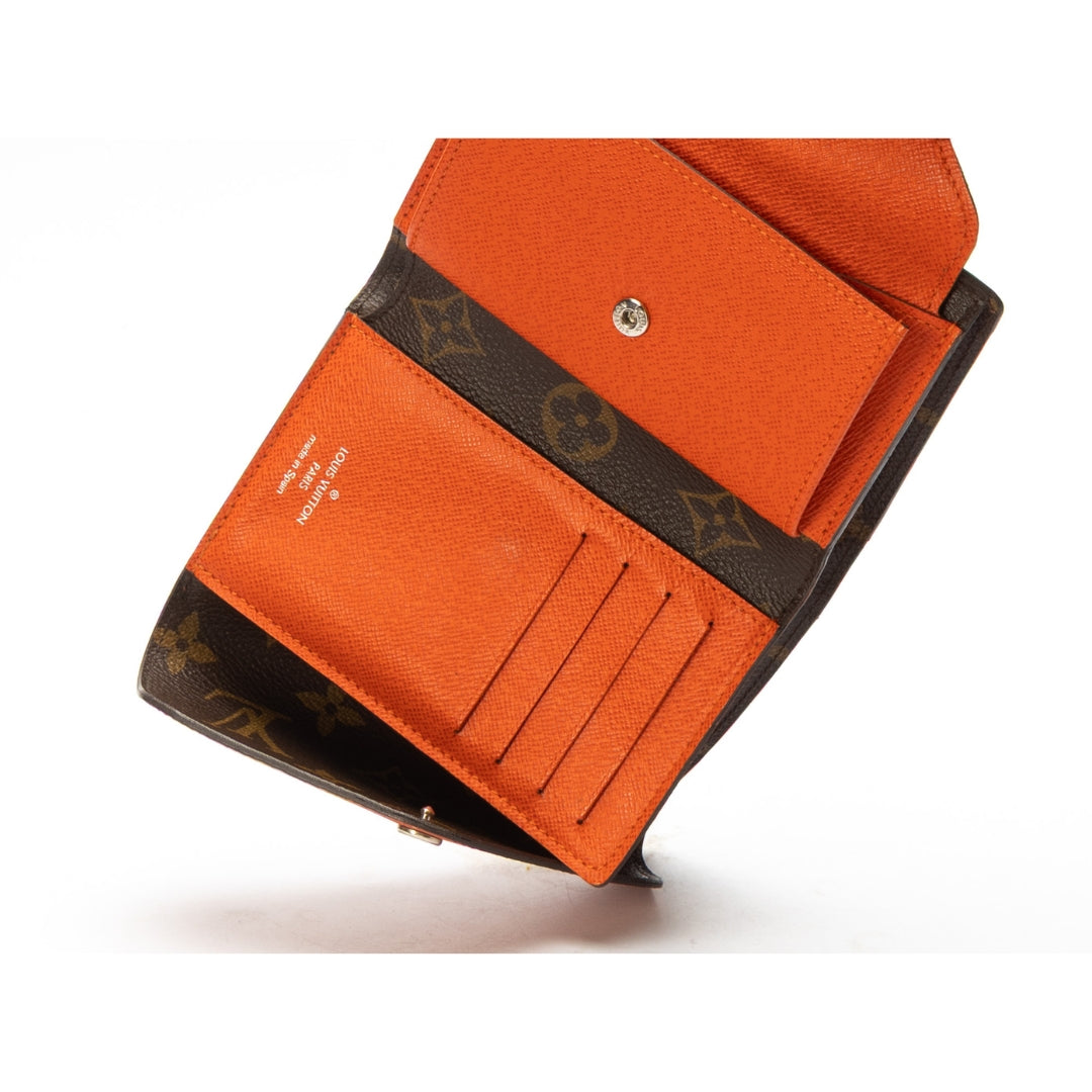 Louis Vuitton Orange Flap Victorine Wallet
