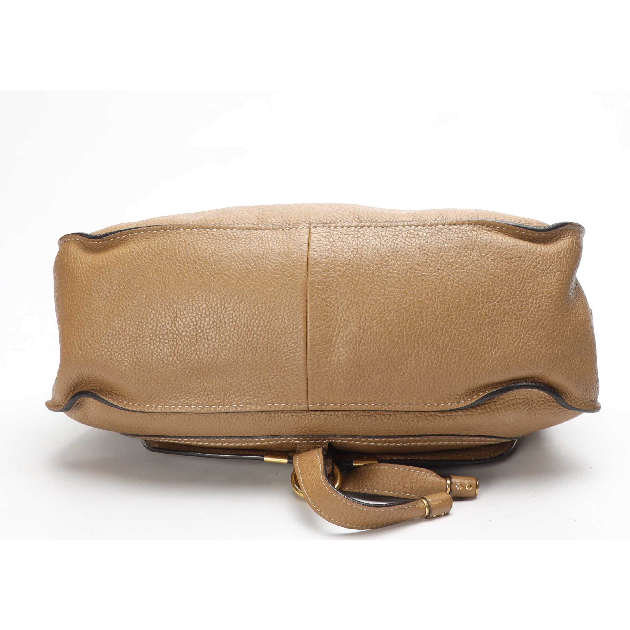 Chloe Two Tone Brown Medium Marcie Shoulder Bag