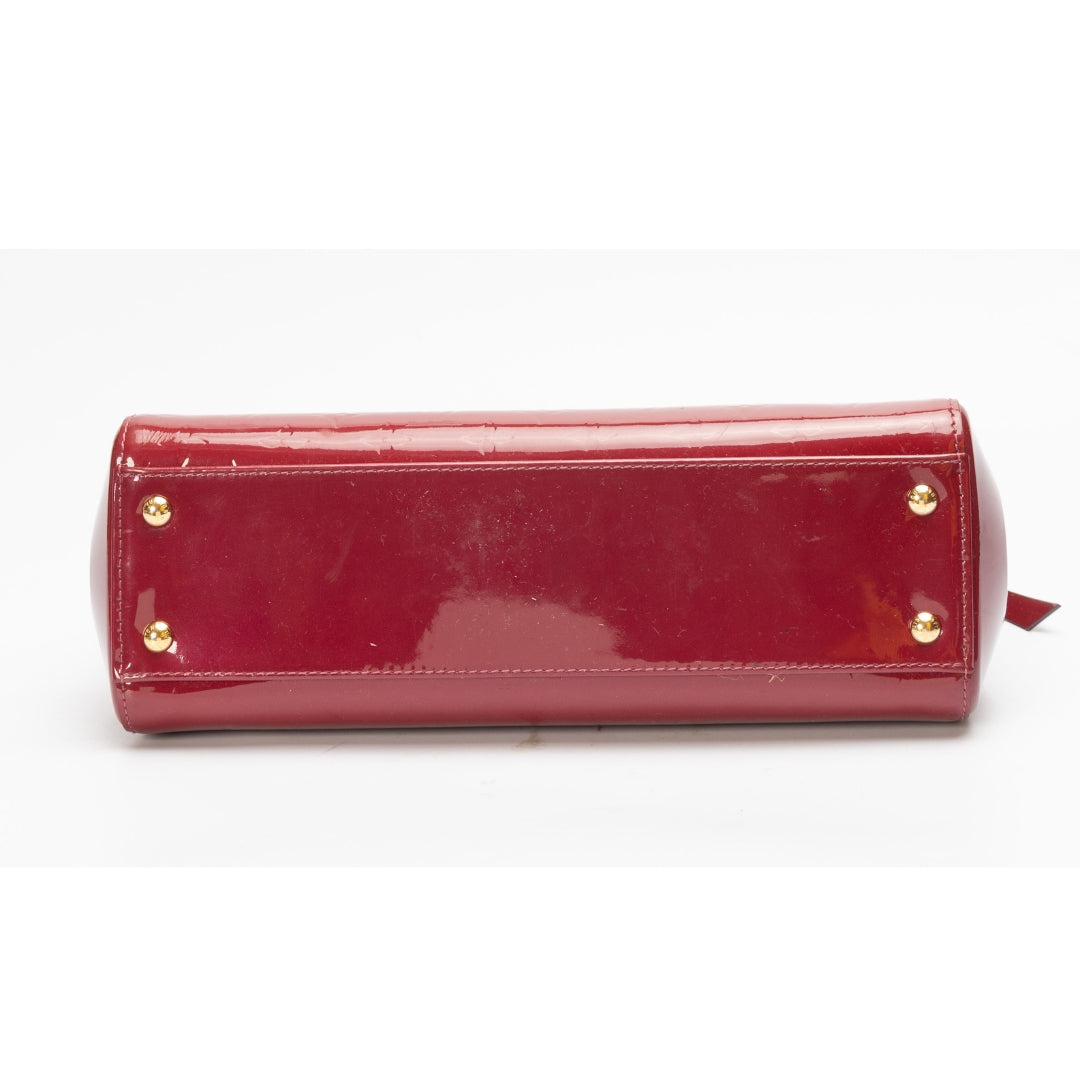 Louis Vuitton Griotte Vernis Brea MM Satchel