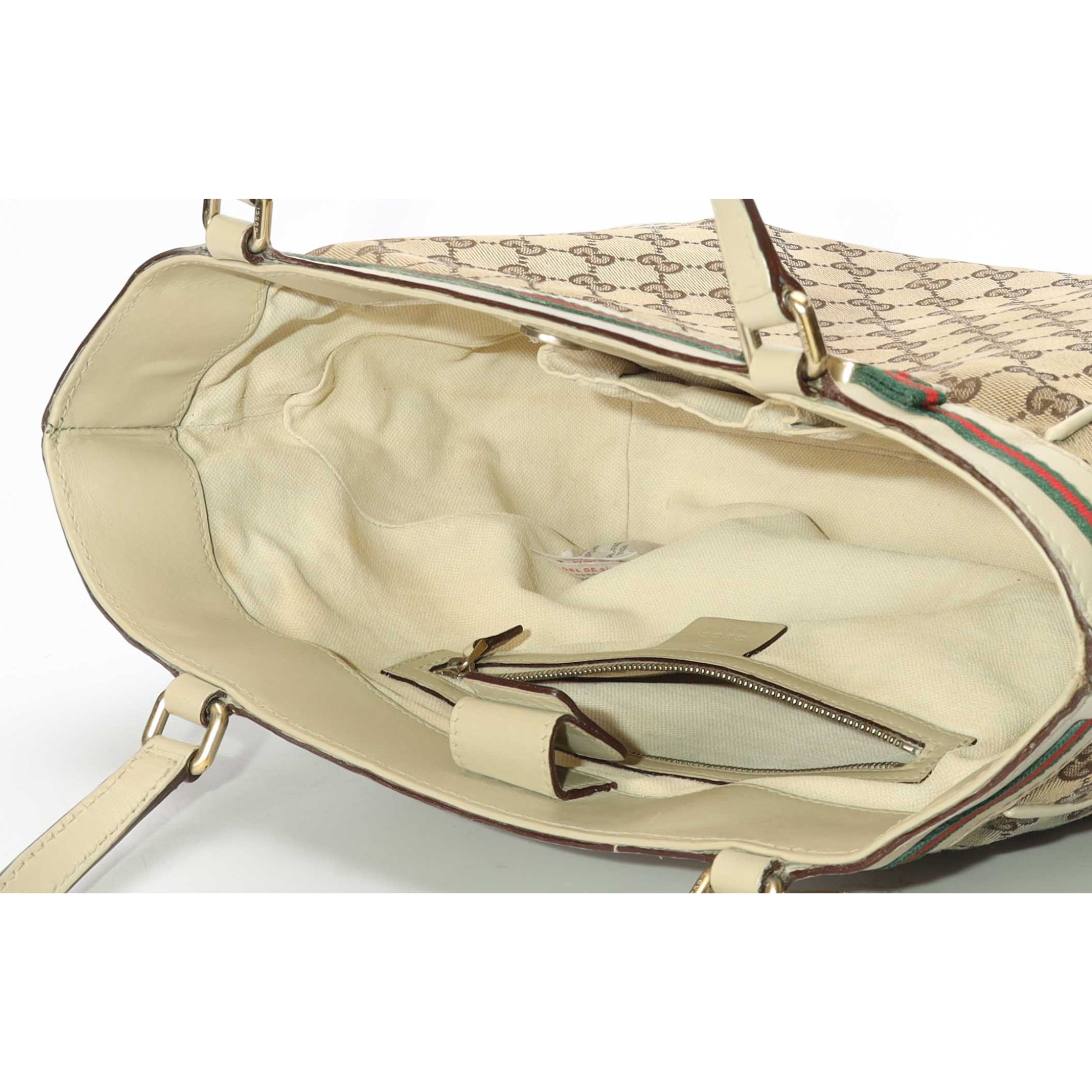 Gucci Brown/Beige GG Medium Mayfair Bow Tote