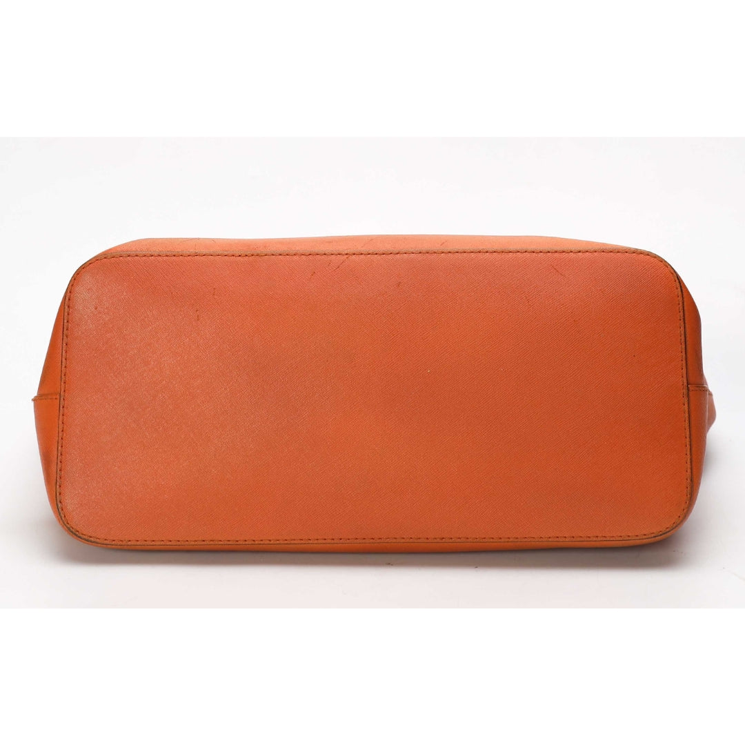 Michael Kors Orange Jet Set Chain Tote Bag