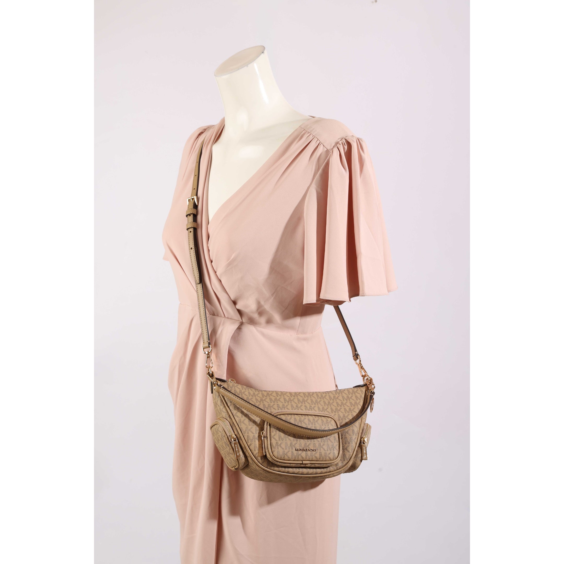 Michael Kors Merritt Small Logo Convertible Crossbody Bag