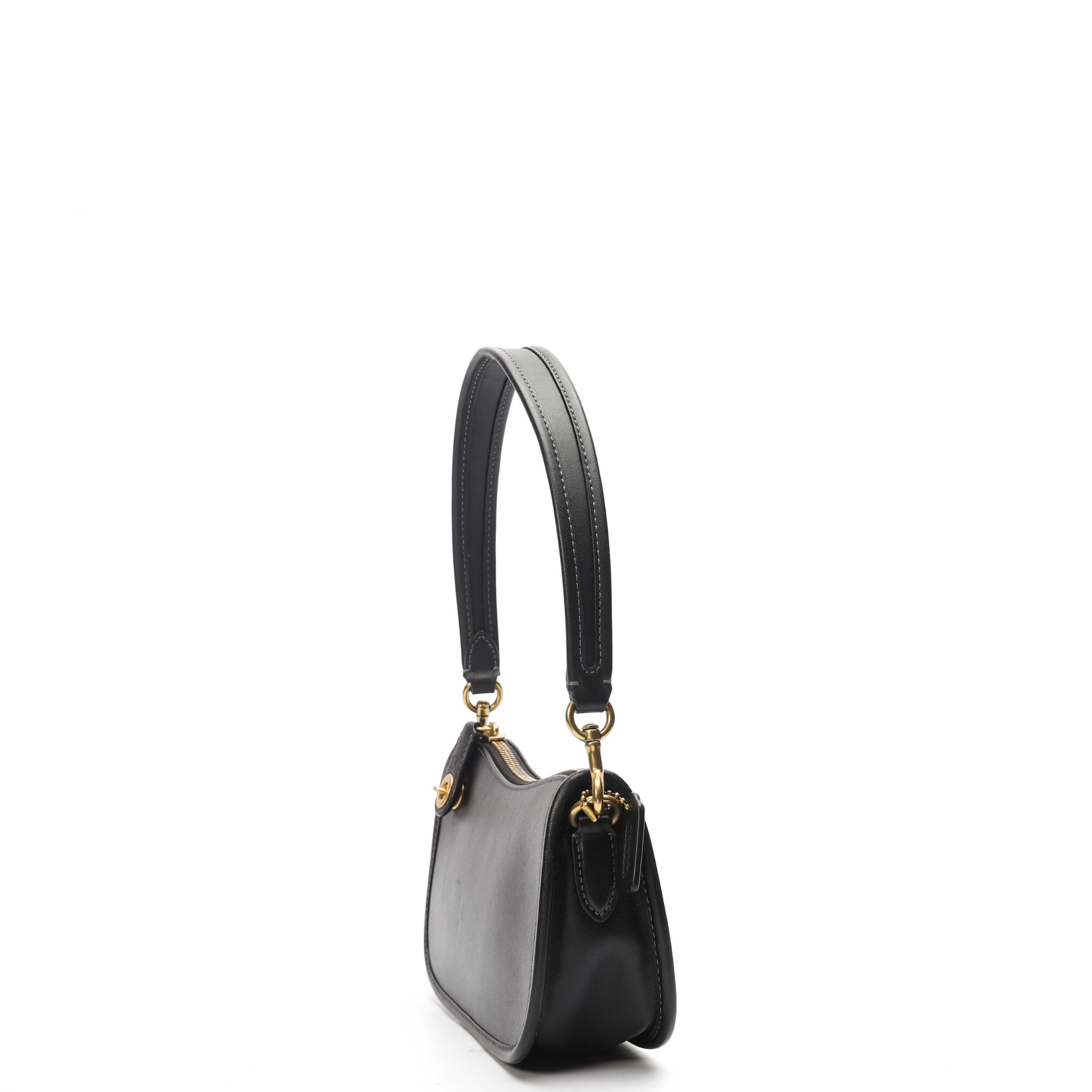 Coach Black Swinger Bag