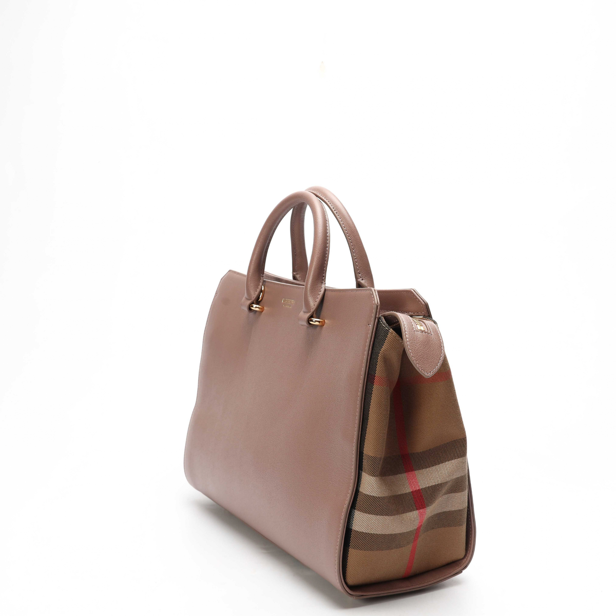 Burberry House Check Convertible Satchel