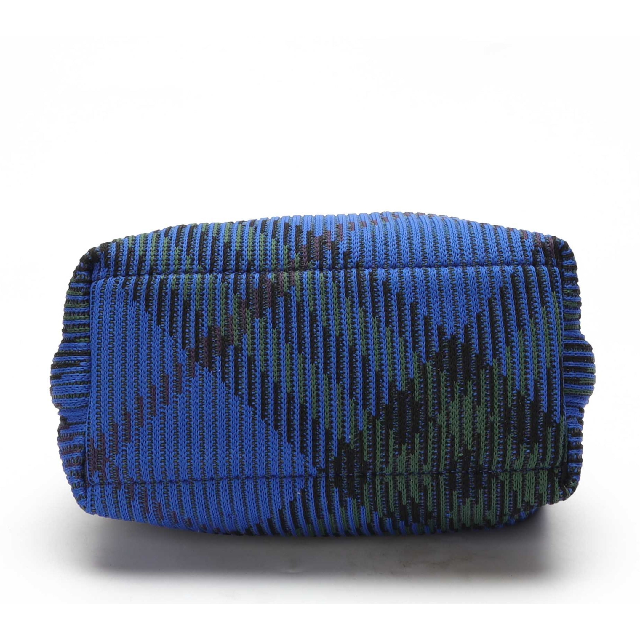 Burberry Blue Check Peg Shoulder Bag
