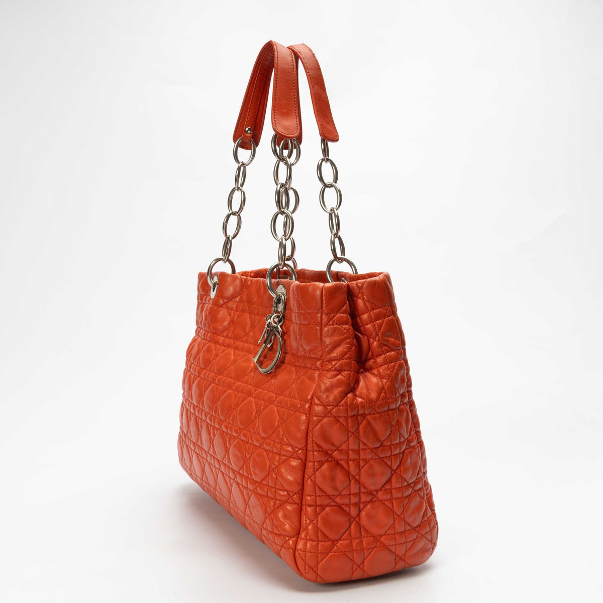 Christian Dior Quilted Shopping Tote