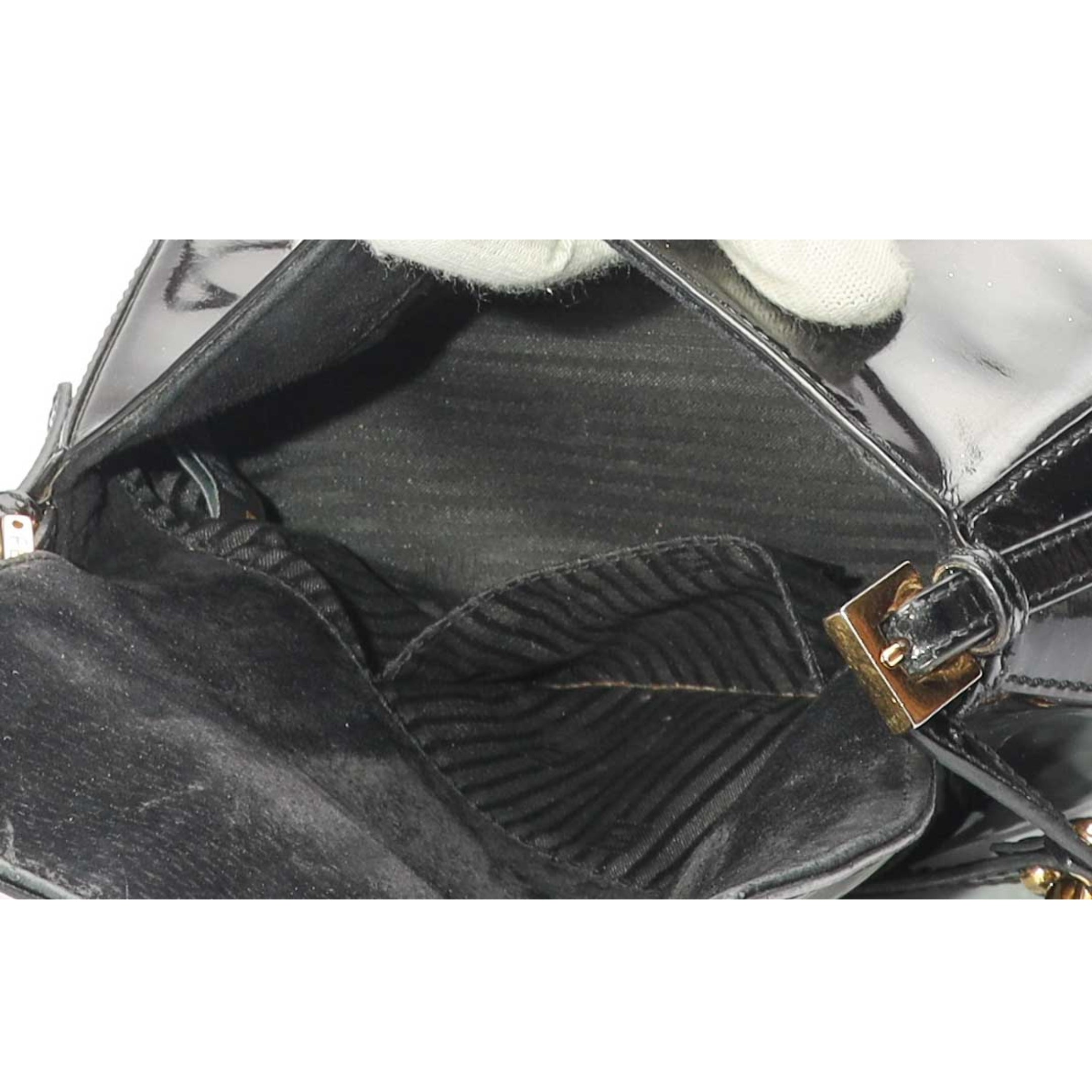 Fendi Black Mamma Forever Flap Shoulder Bag