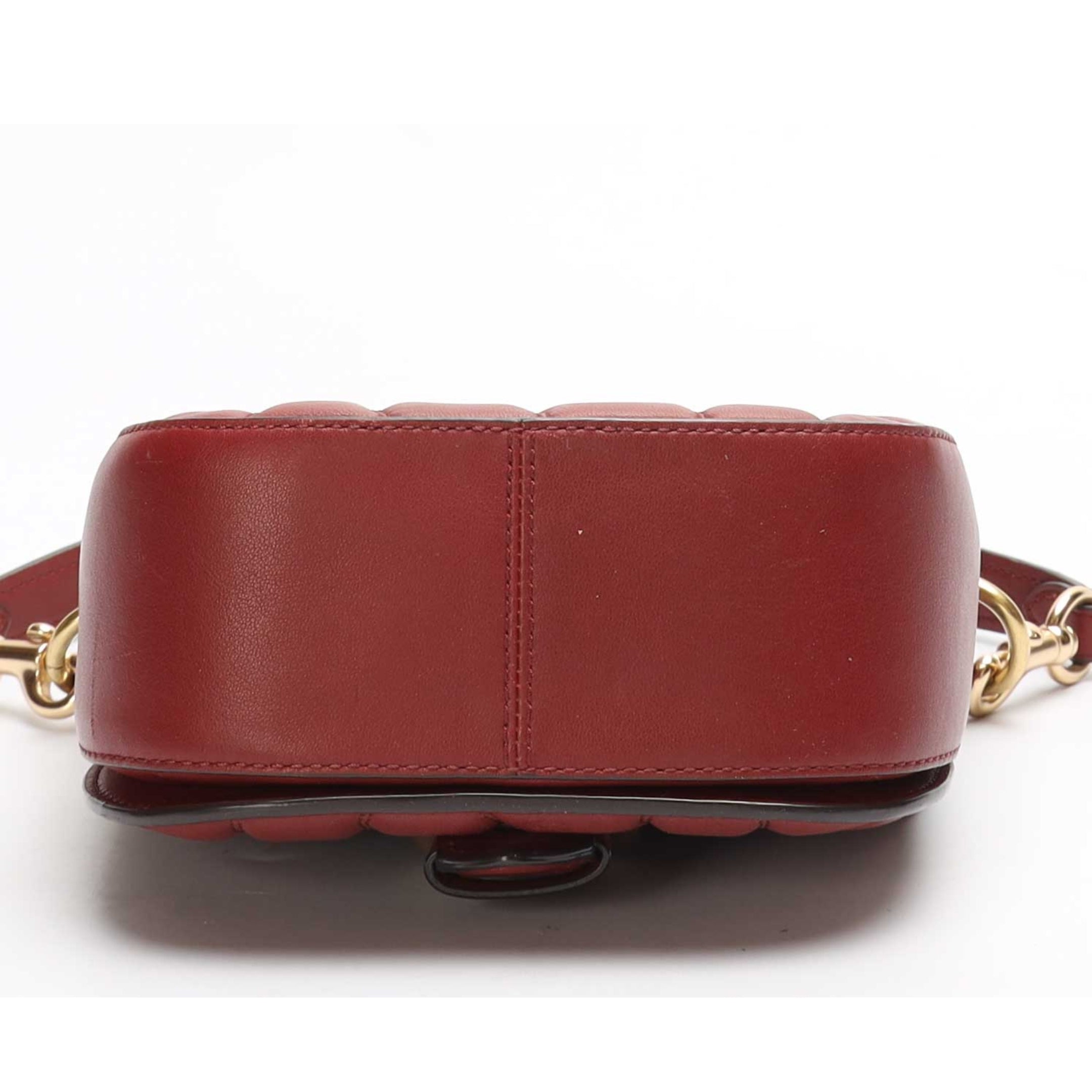 Coach Kleo Red Quilting Shoulder Bag 17