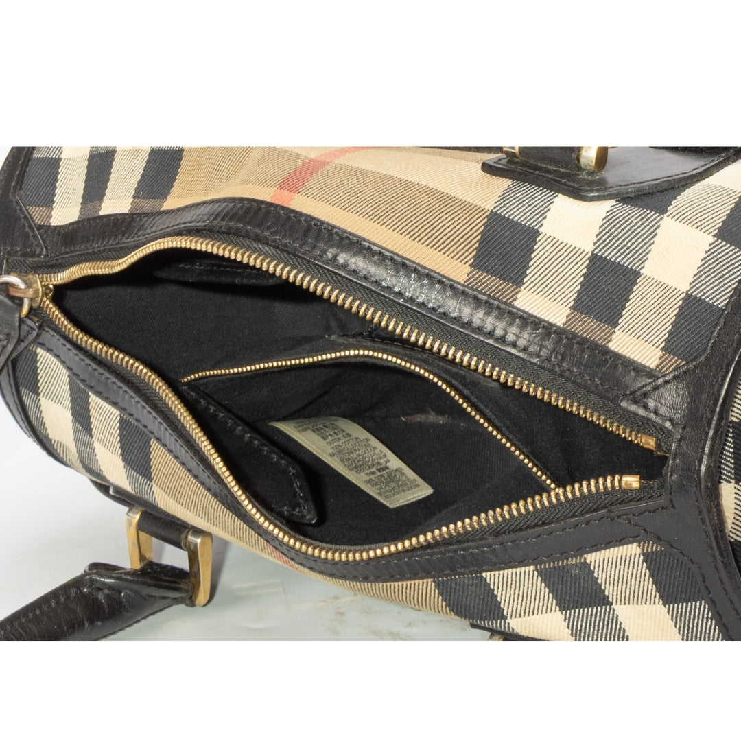 Burberry House Check Bridle Chester Bowler Bag