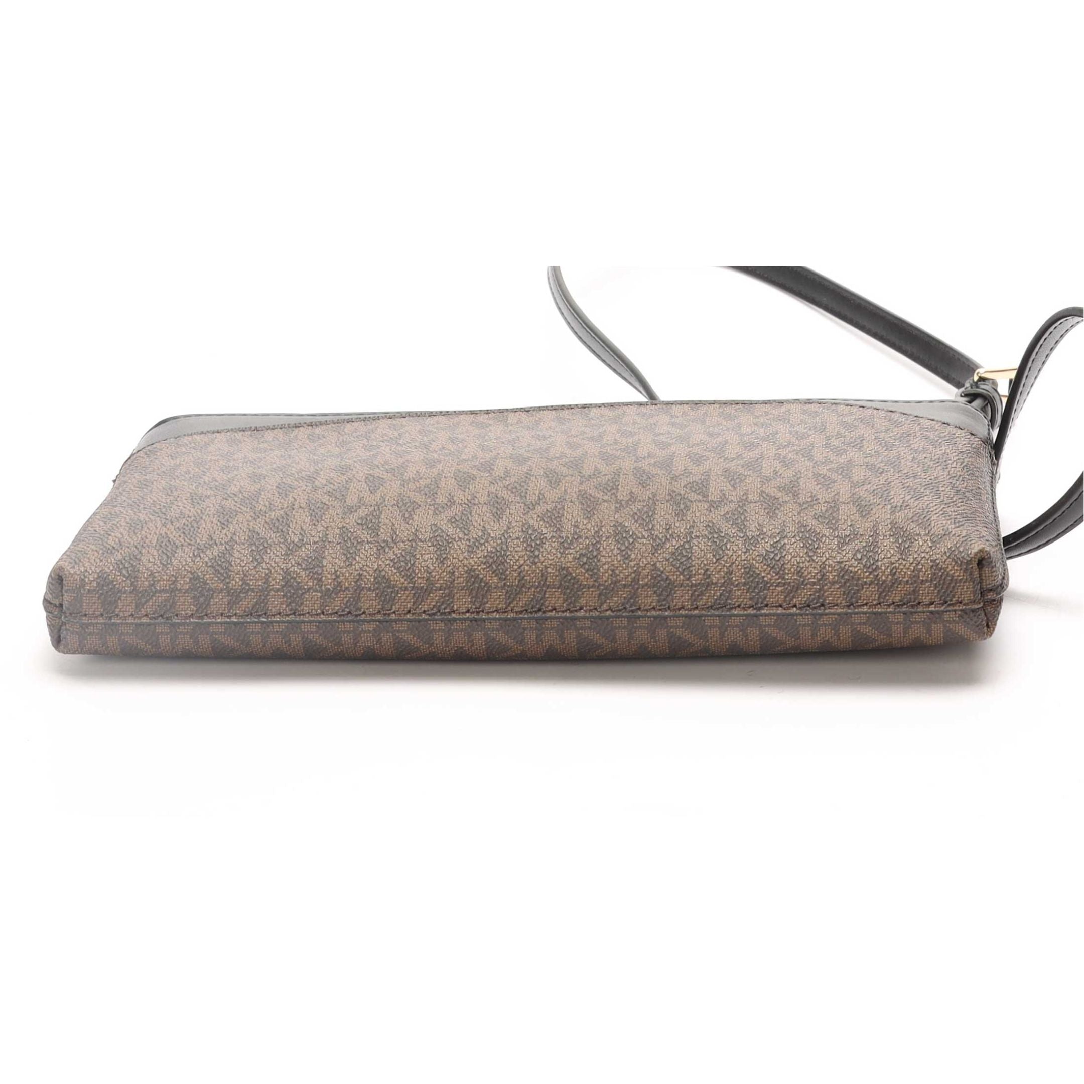 Michael Kors Brown Logo Crossbody Bag