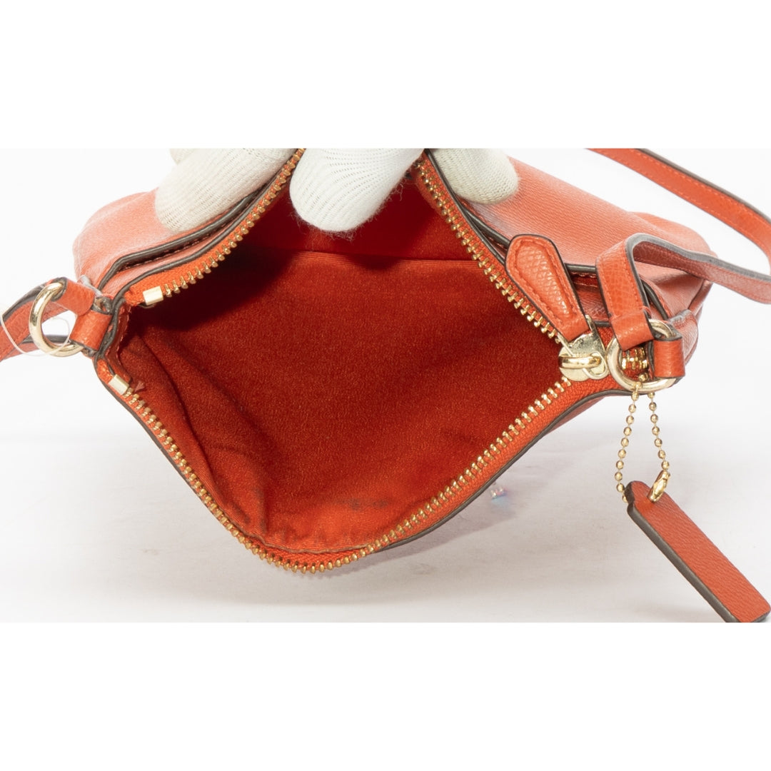 Coach Red Leather Crossbody Bag