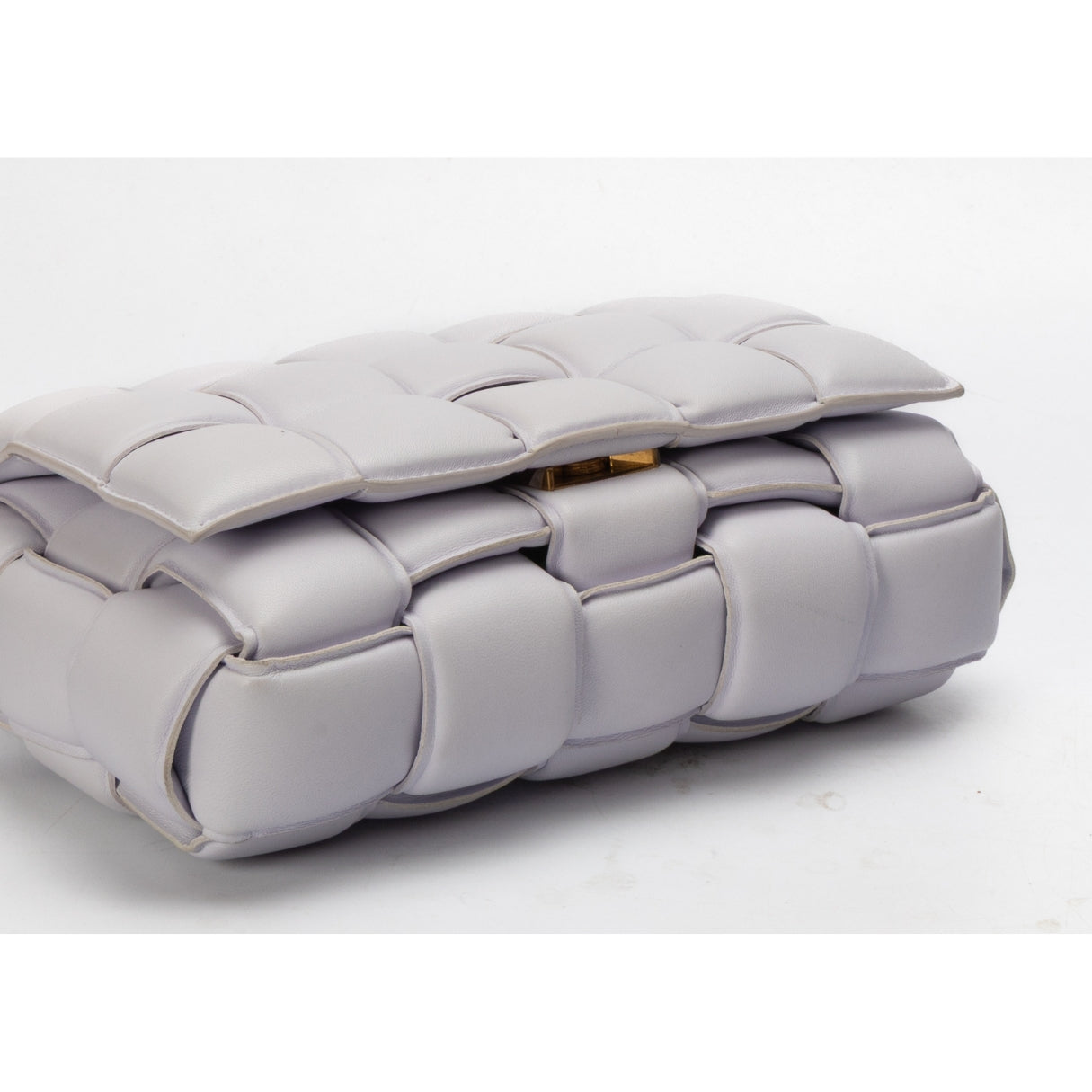 Bottega Venetta Lilac Padded Cassette Crossbody Bag