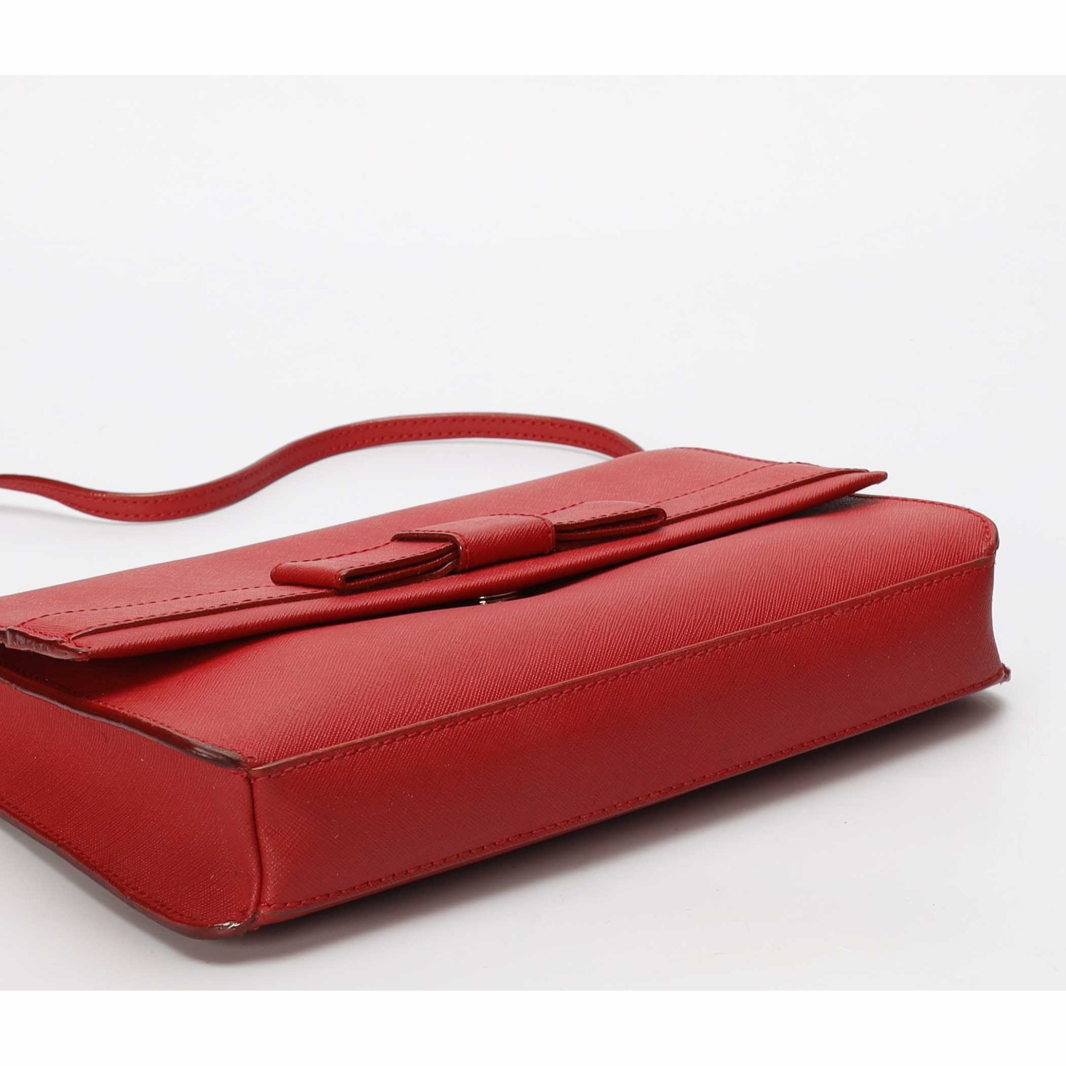 Kate Spade Red Bow Flap Crossbody Bag