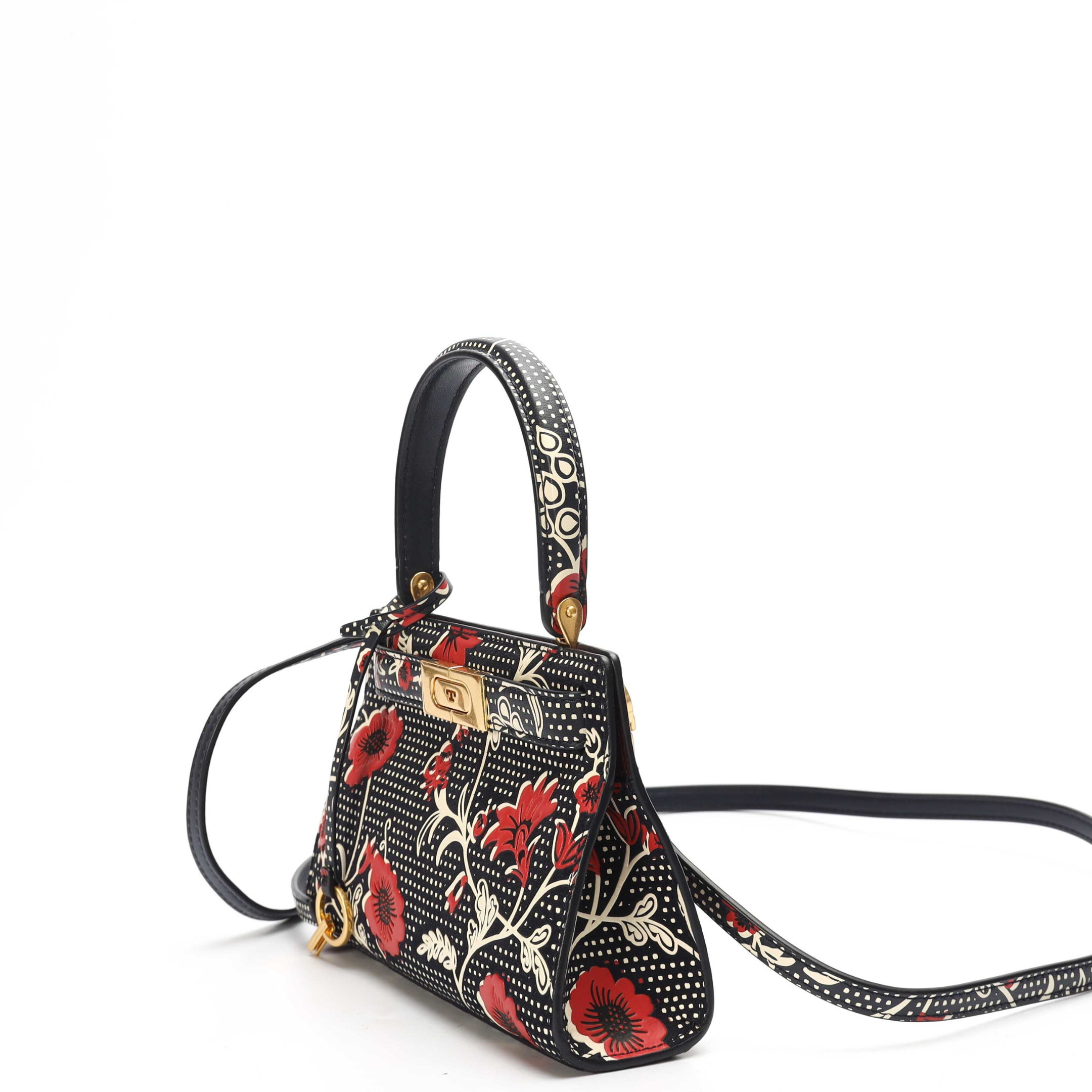 Tory Burch Lee Radziwill Floral Top handle bag