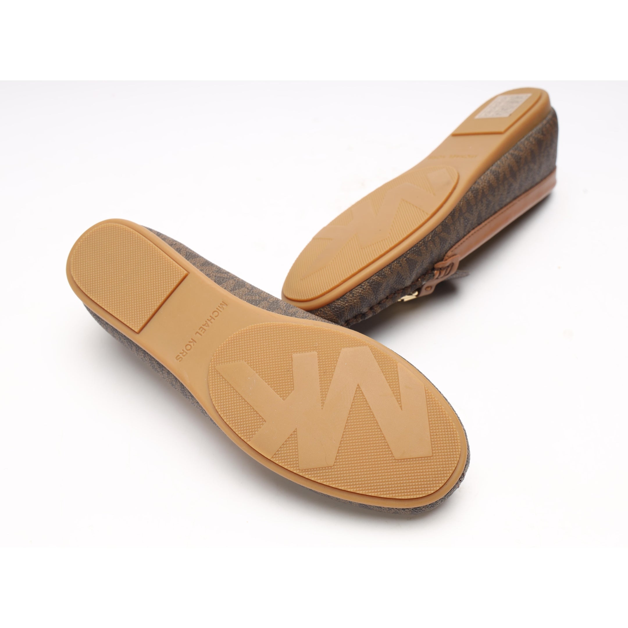 Michael Kors Fulton Brown Signature Logo Moccasin