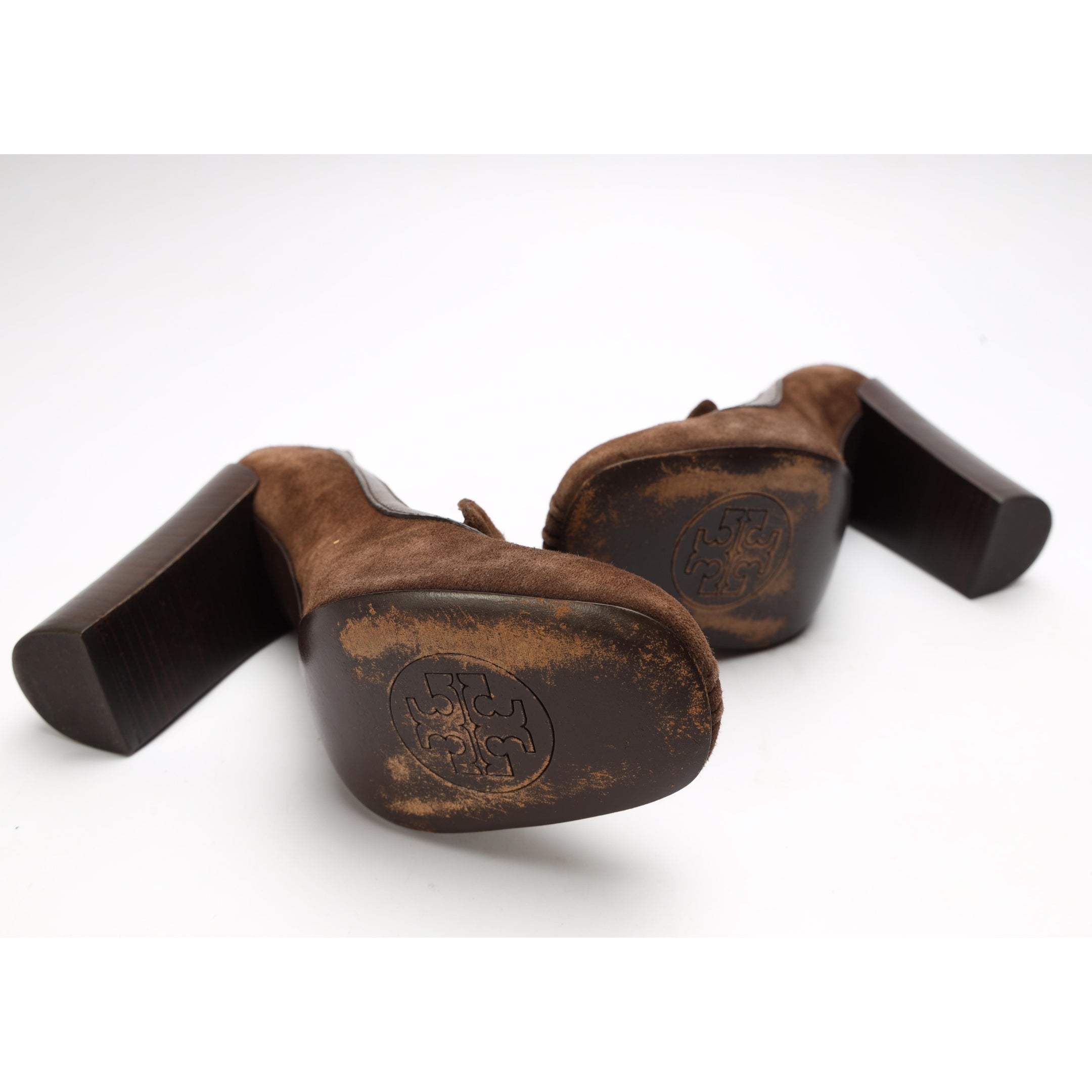 Tory Burch Brown Suede Pumps