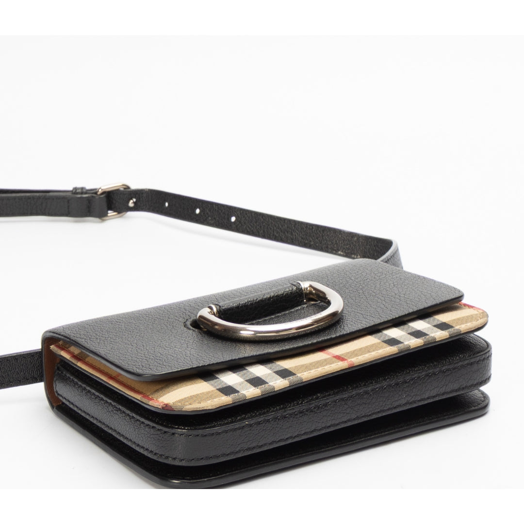 Burberry Vintage Check D-Ring Sling Bag