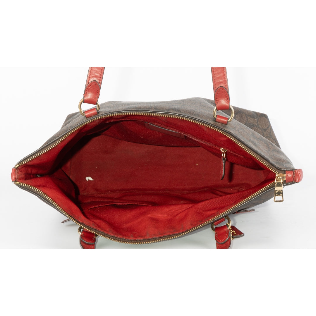 Coach Signature Canvas Gallery Tote Bag