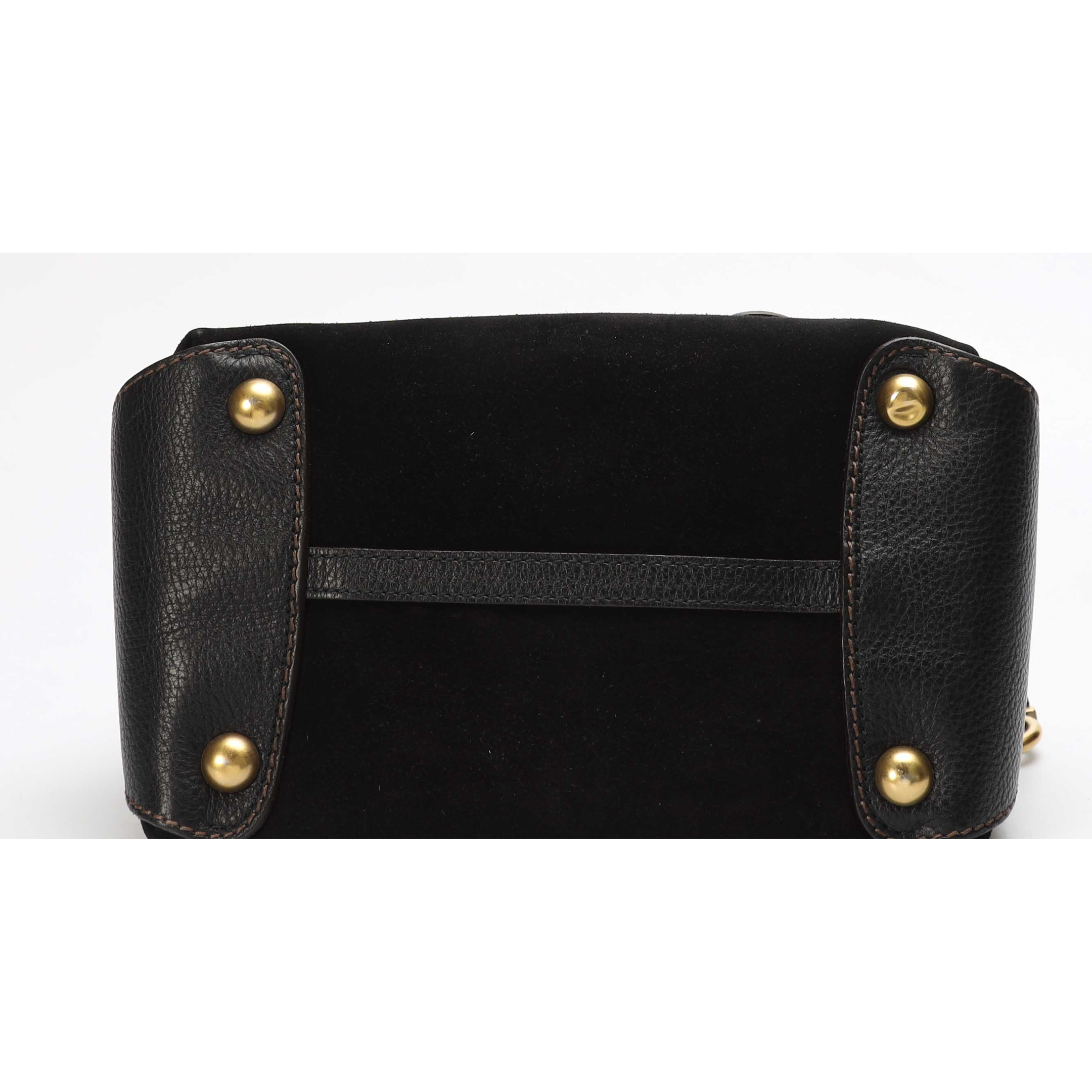 Salvatore Ferragamo Suede Leather Shoulder Bag