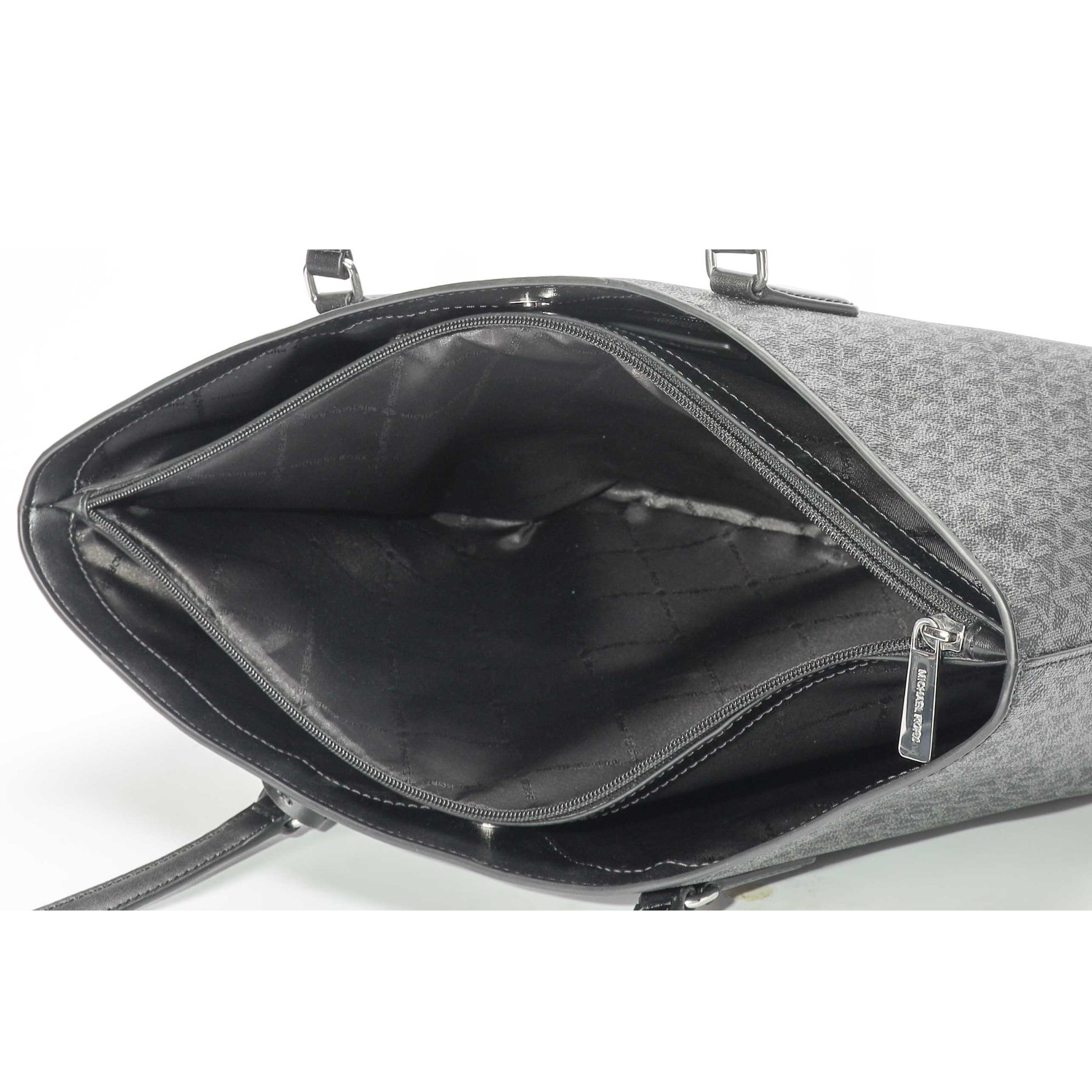 Michael Kors Sheila Black Logo Large Tote