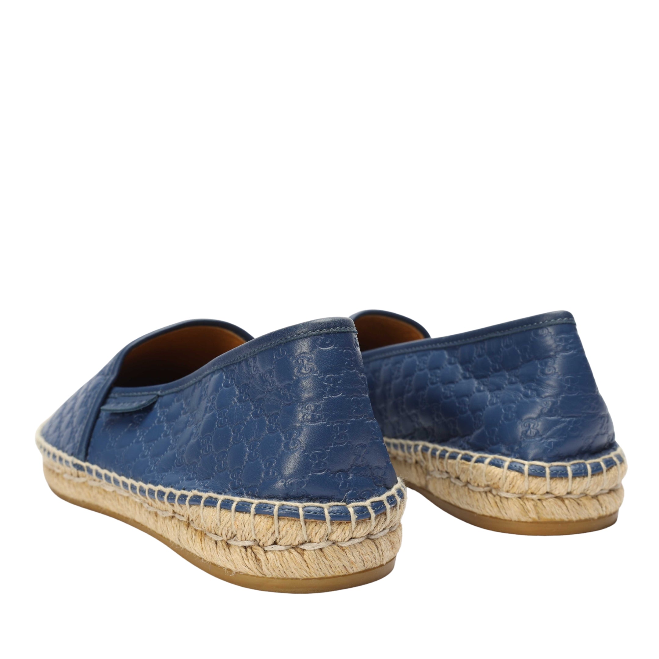 Gucci Blue Microguccissima Espadrilles