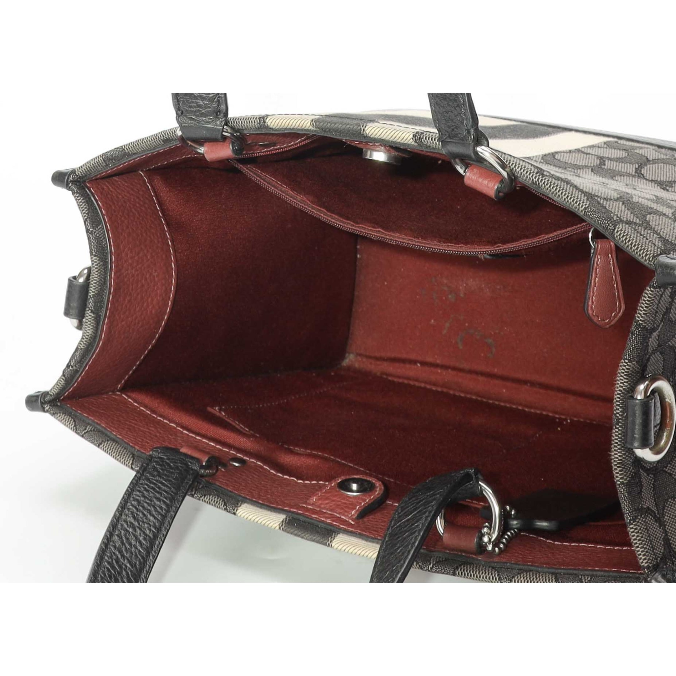 Coach Dempsey Black Carryall Satchel