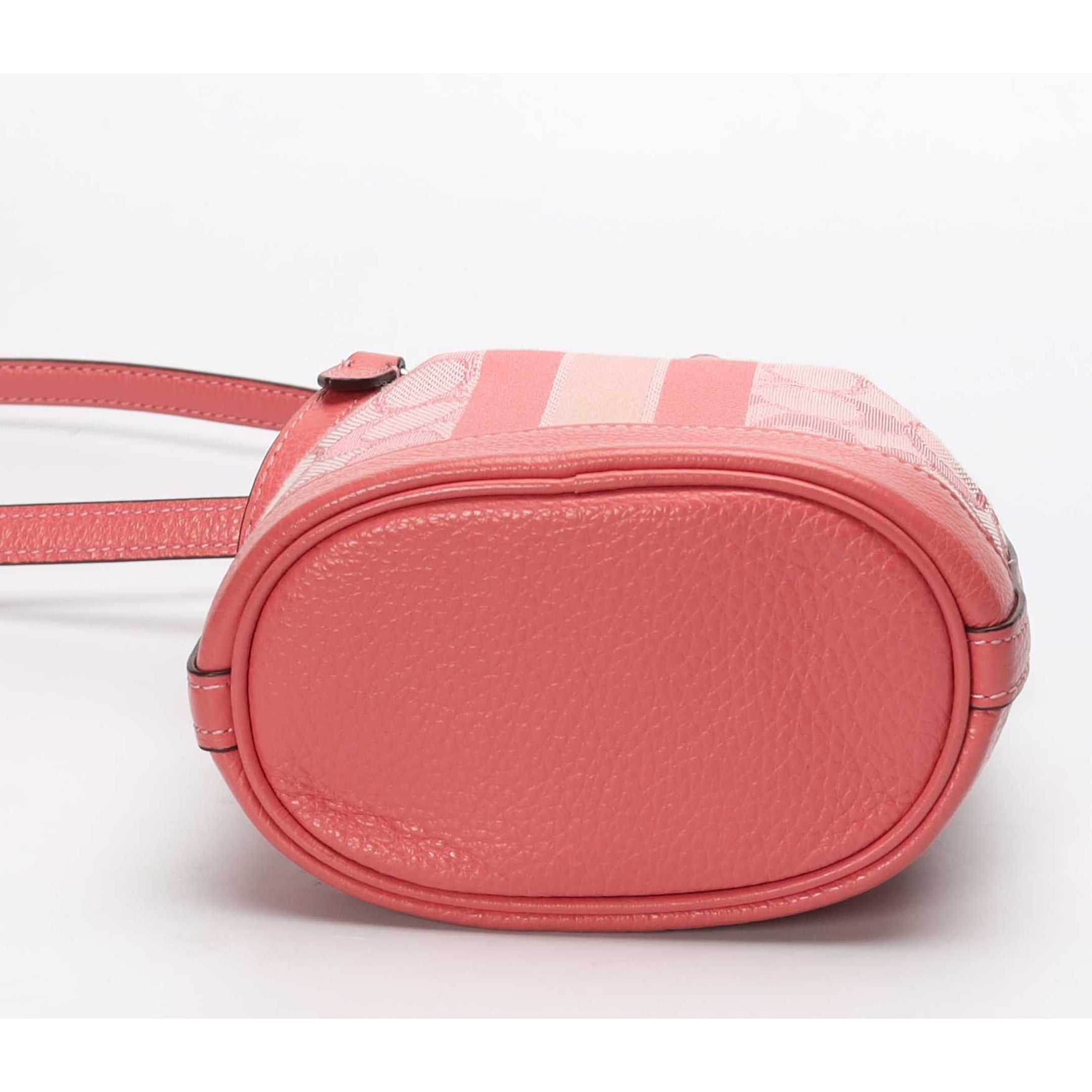 Coach Pink Dempsey Bucket Crossbody Bag