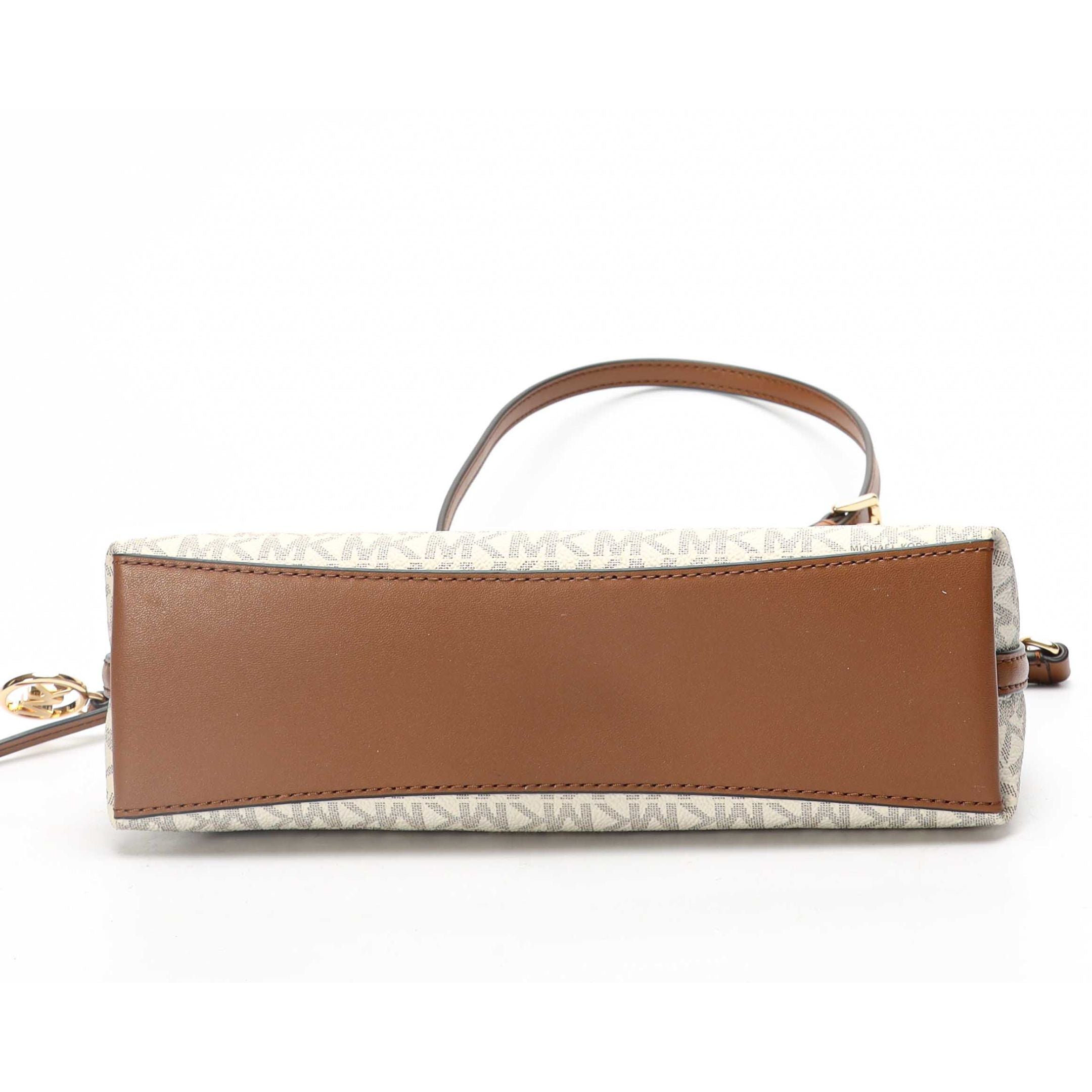 Michael Kors Sammy Vanilla Logo Crossbody Bag