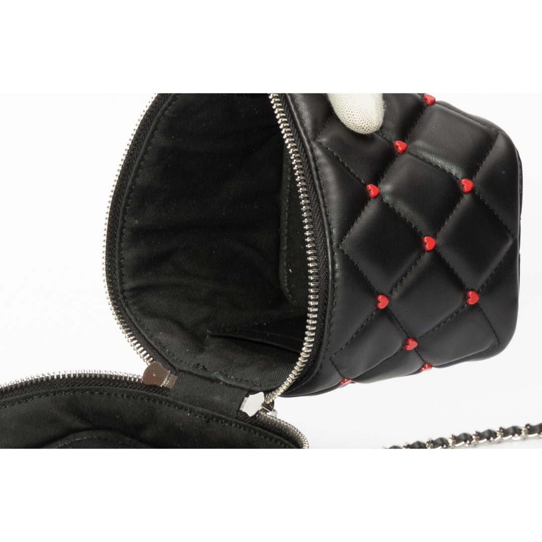 Charles & Keith Nezu Quilted Heart Crossbody Bag
