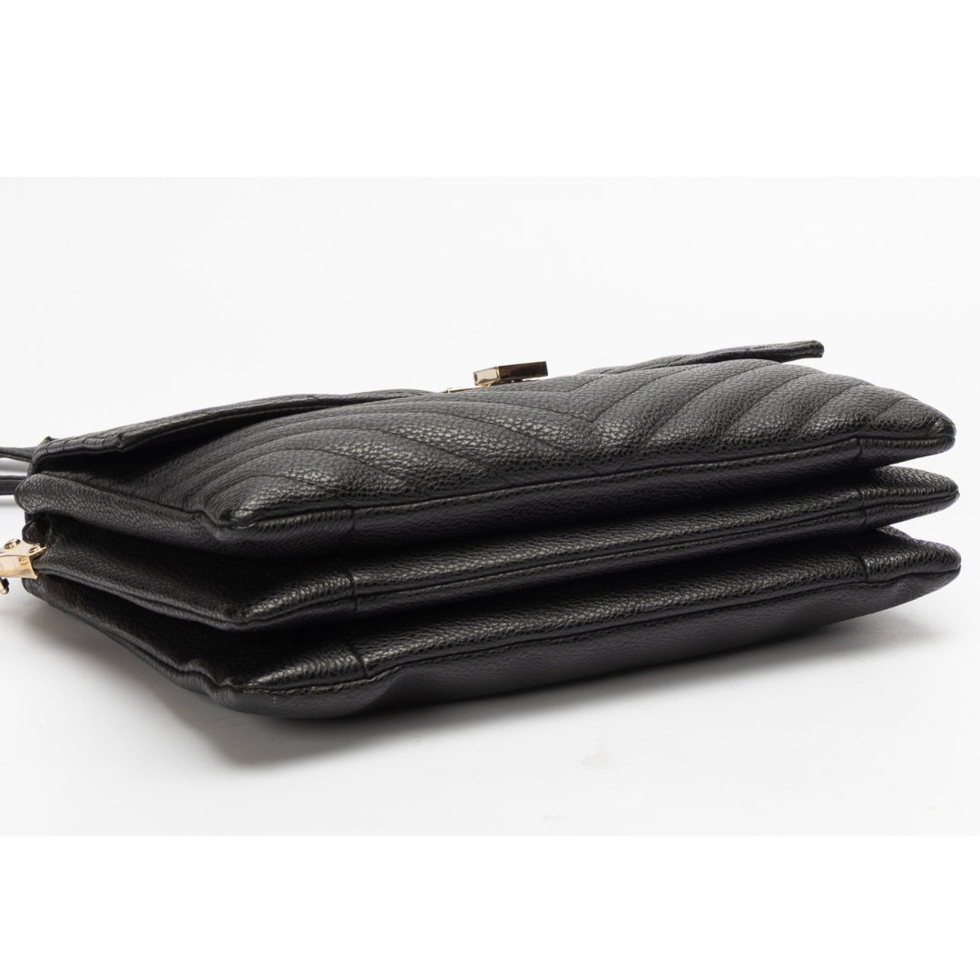 Guess Women Black Quilted Shoulder Bag